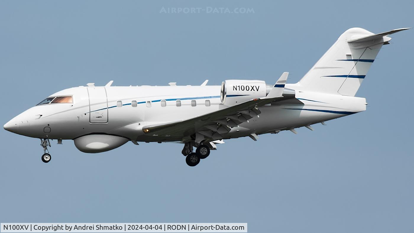 N100XV, 1996 Bombardier CL-600-2B16 C/N 5320, Infrequent guest.