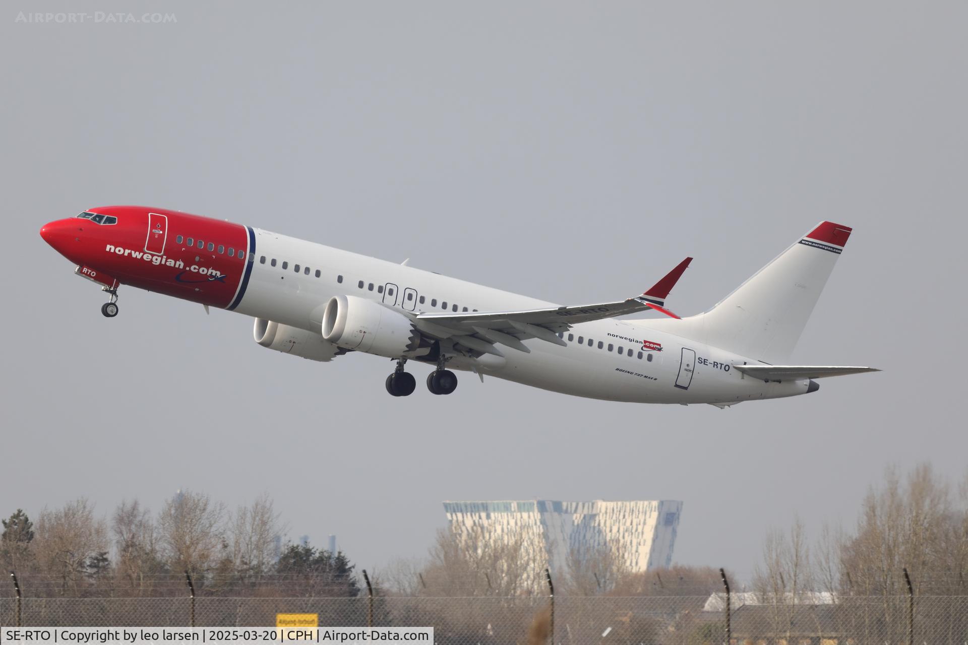 SE-RTO, 2024 Boeing 737-8 MAX C/N 62911, Copenhagen 20.3.2025