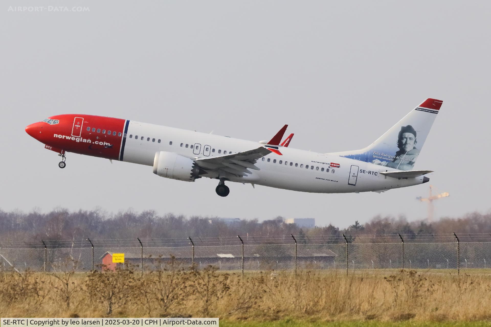 SE-RTC, 2018 Boeing 737-8 MAX C/N 63973, Copenhagen  20.3.2025