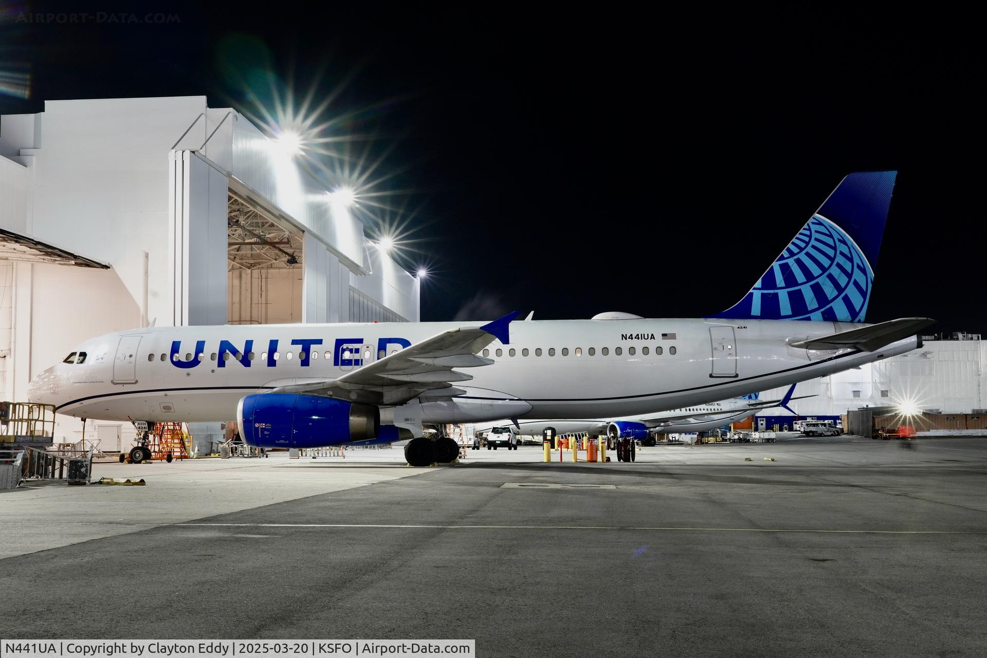 N441UA, 1997 Airbus A320-232 C/N 751, SFO 2025
