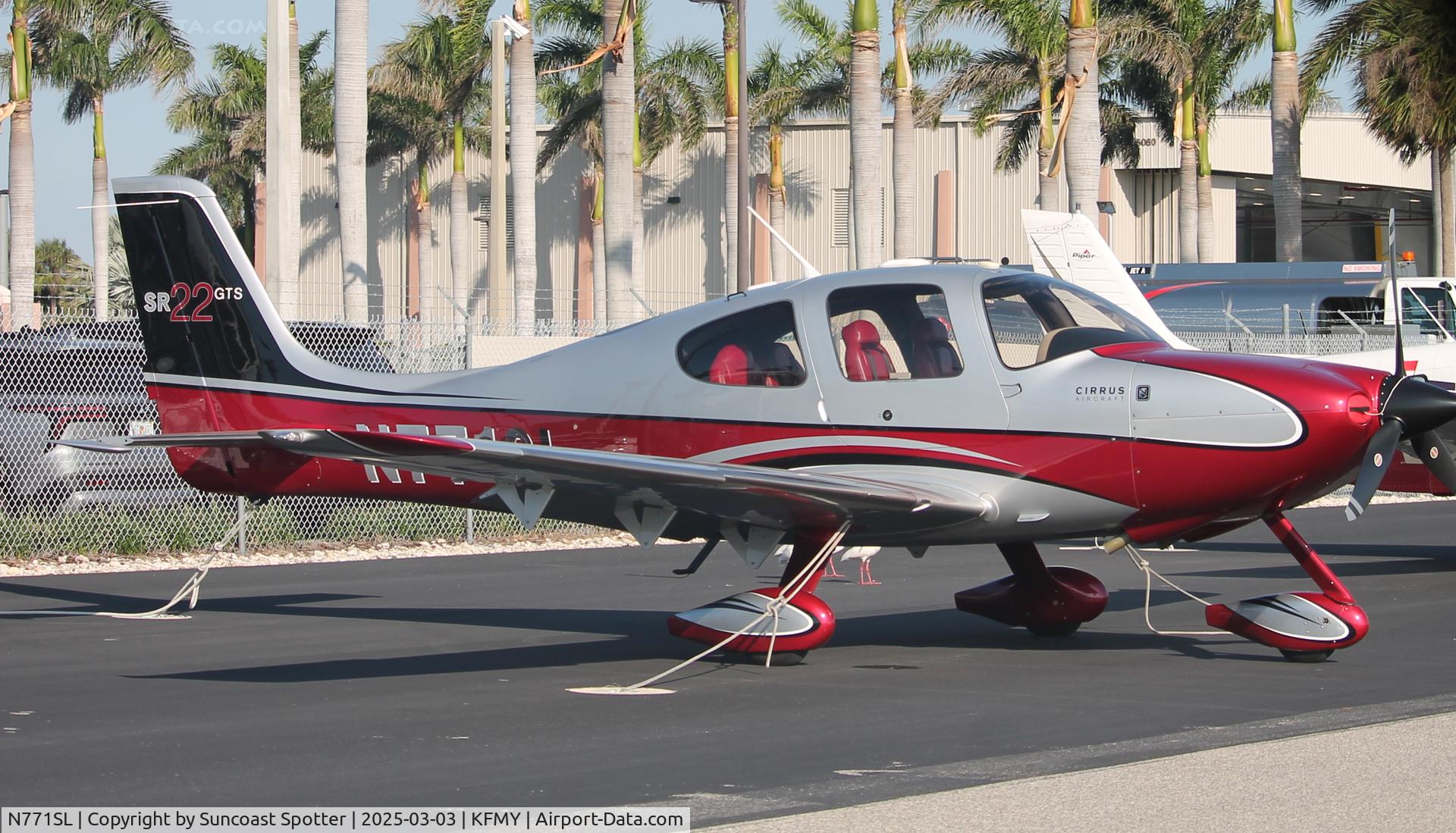 N771SL, 2005 Cirrus SR22 C/N 1405, Cirrus 771SL on the ramp at Page Field