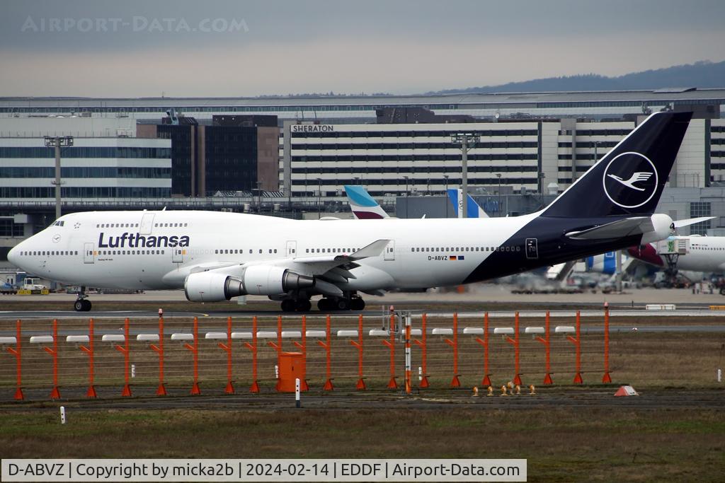 D-ABVZ, 2001 Boeing 747-430 C/N 29870, Taxiing