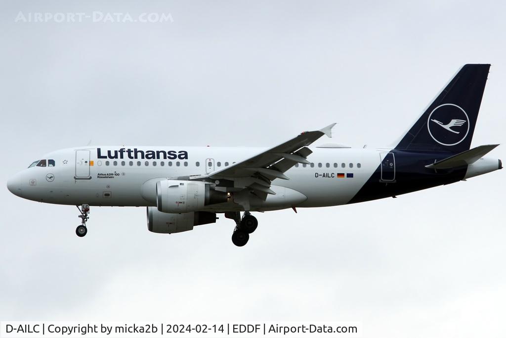 D-AILC, 1996 Airbus A319-114 C/N 616, Landing