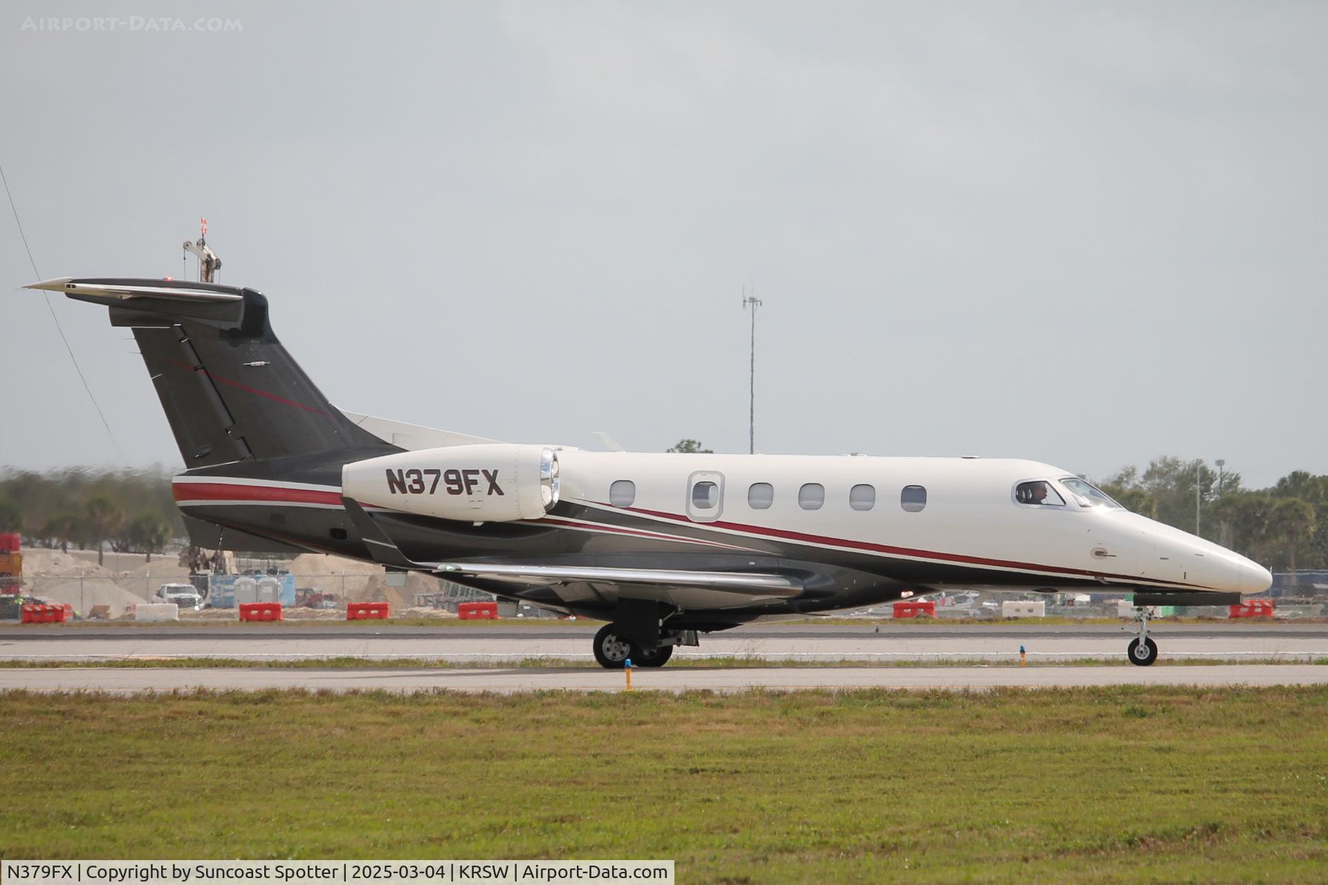 N379FX, 2019 Embraer EMB-505 C/N 50500524, Flexjet Flight 379 taxis at Southwest Florida International Airport prior to flight to Sarasota-Bradenton International Airport
