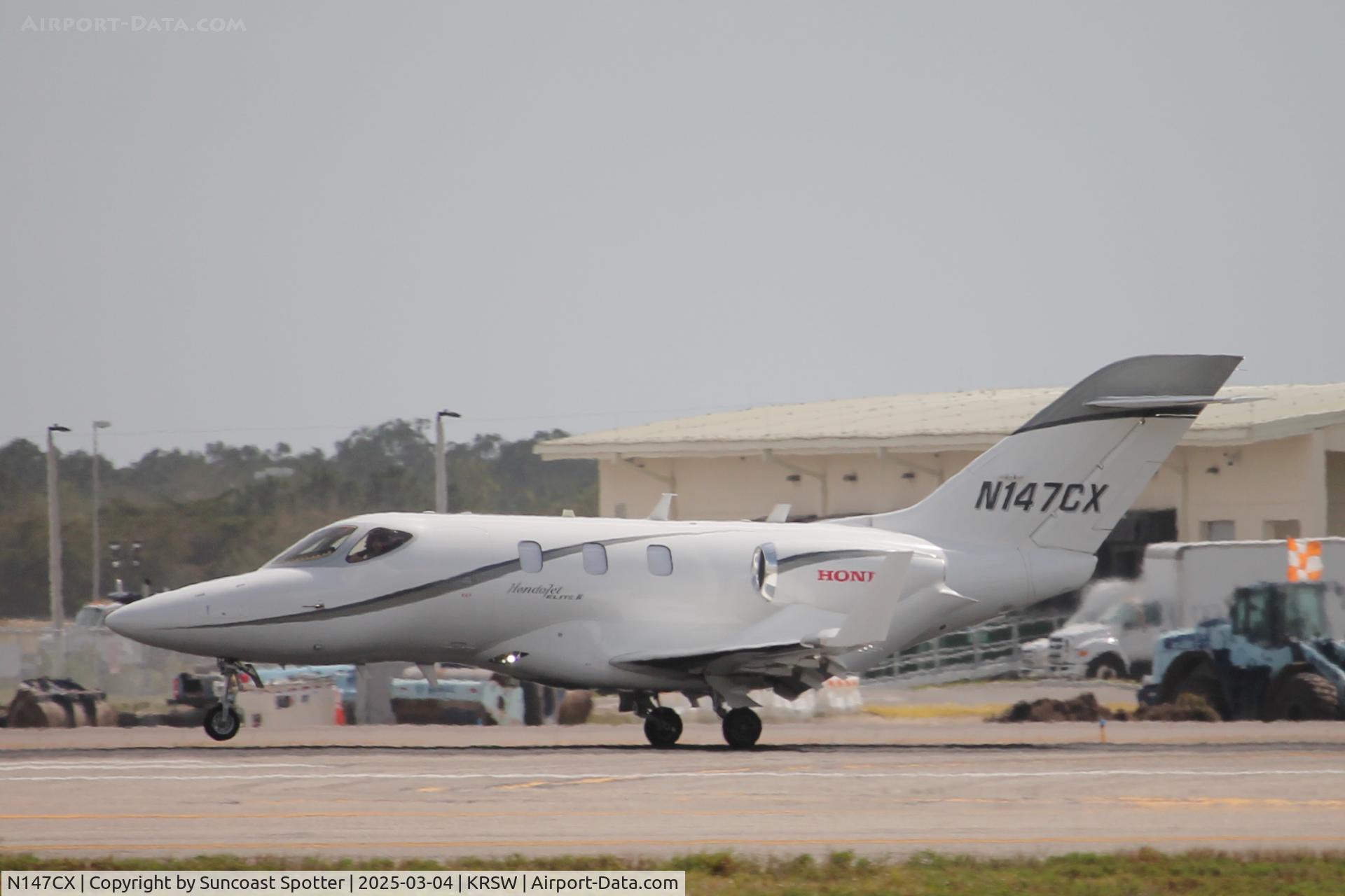 N147CX, 2022 Honda Aircraft Company HA-420 Hondajet C/N 42000239, Volato Flight 147 taxis at Southwest Florida International Airport prior to flight to Treasure Coast International Airport