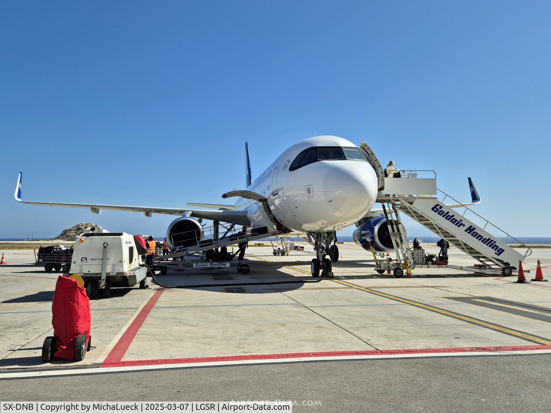 SX-DNB, 2015 Airbus A320-232 C/N 6832, Just arrived from Athens