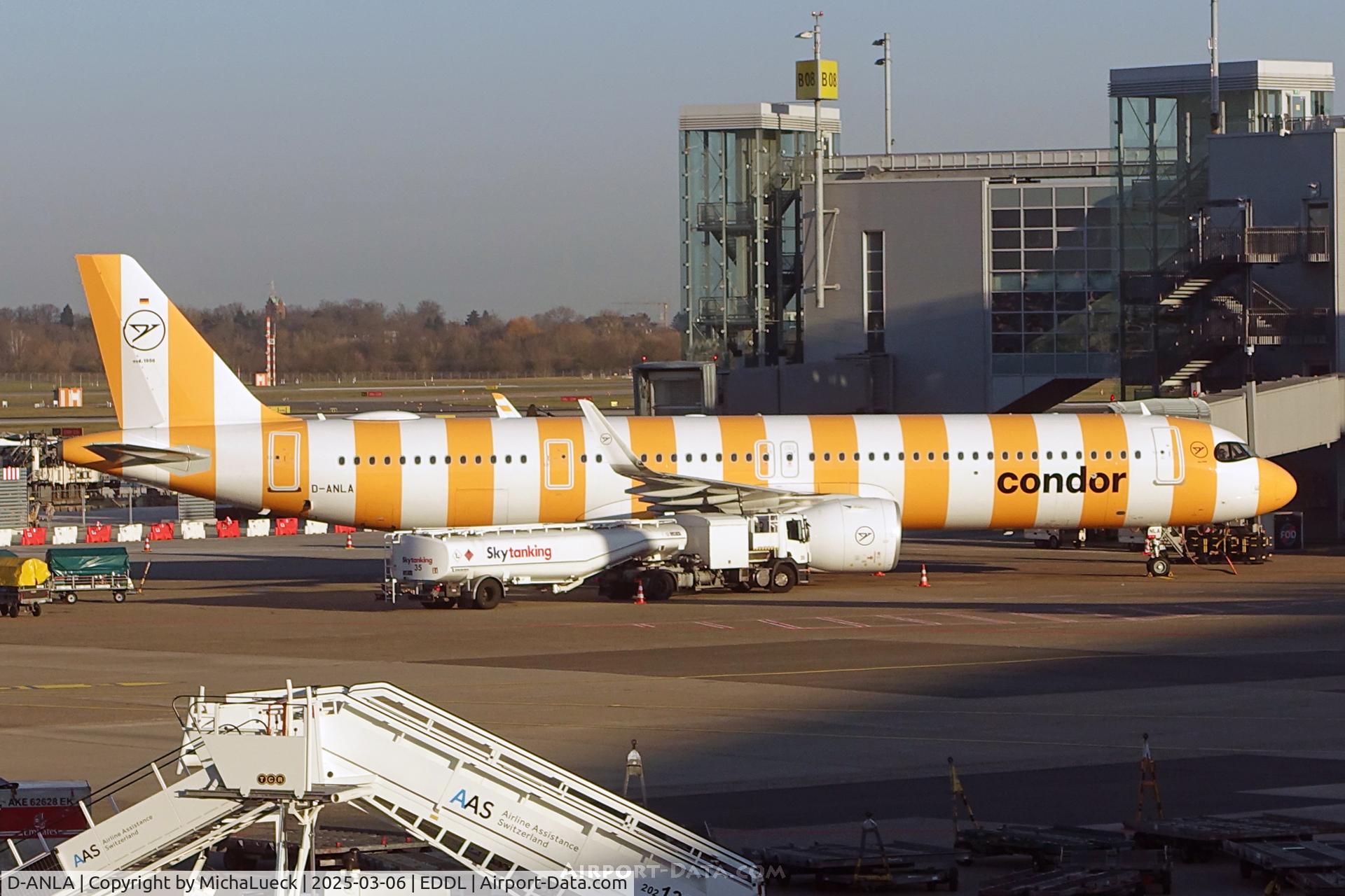 D-ANLA, 2024 Airbus A321-271 NX C/N 12006, The yellow beach towel basking in the morning sun