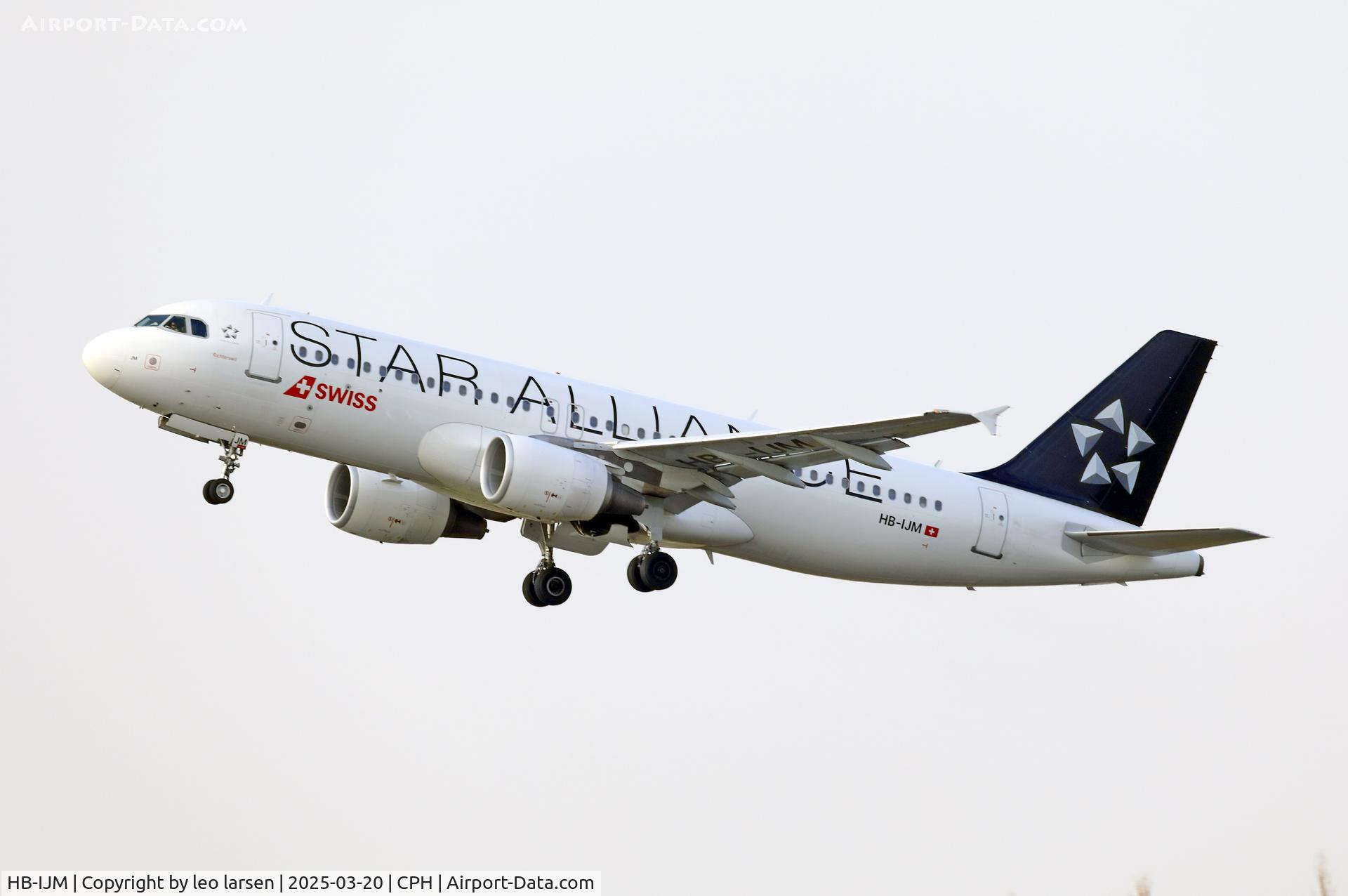 HB-IJM, 1996 Airbus A320-214 C/N 635, Copenhagen 20.3.2025