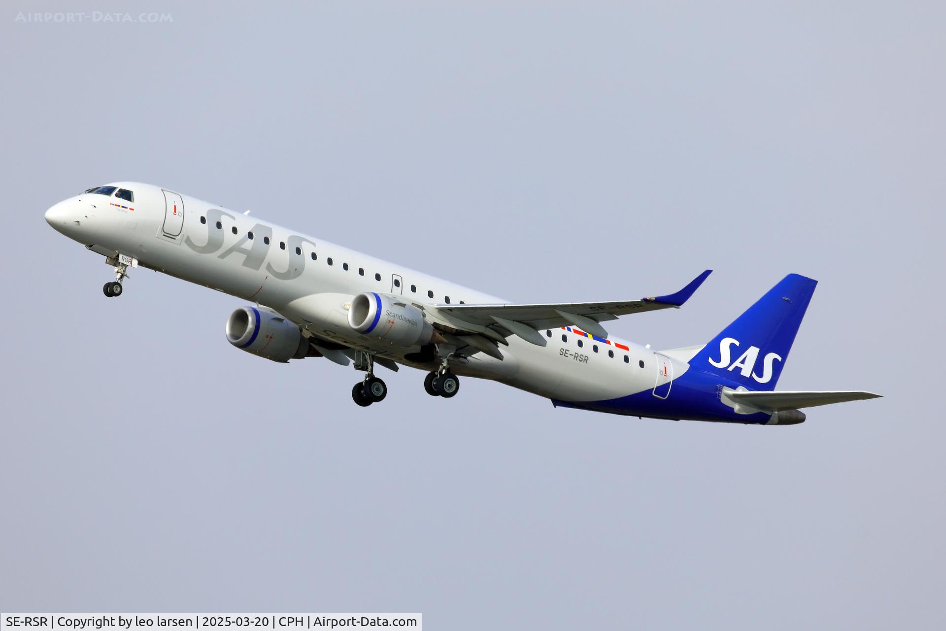 SE-RSR, 2011 Embraer 195LR (ERJ-190-200LR) C/N 19000425, Copenhagen 20.3.2025