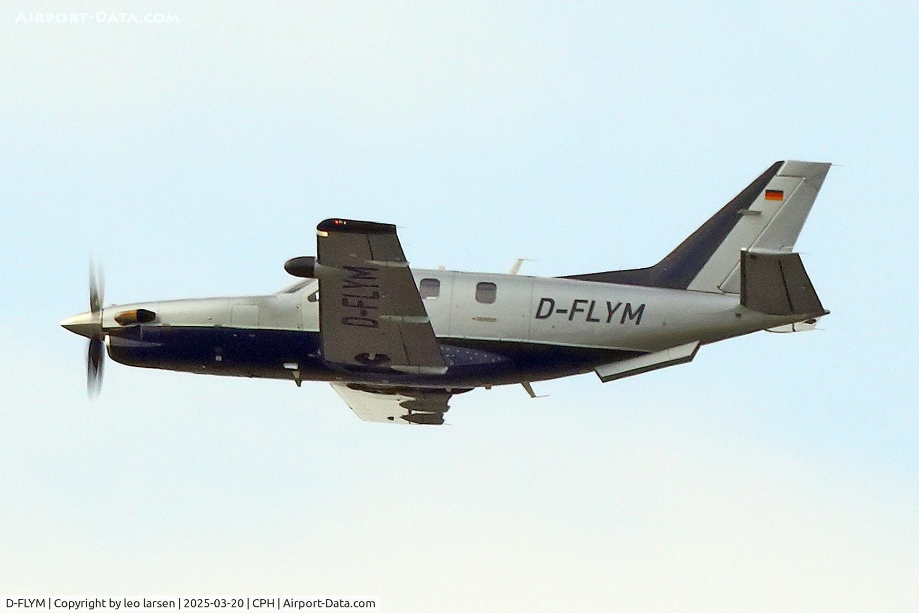 D-FLYM, 2009 Daher-Socata TBM-850 C/N 514, Copenhagen 20.3.2025.ex D-FAYX
