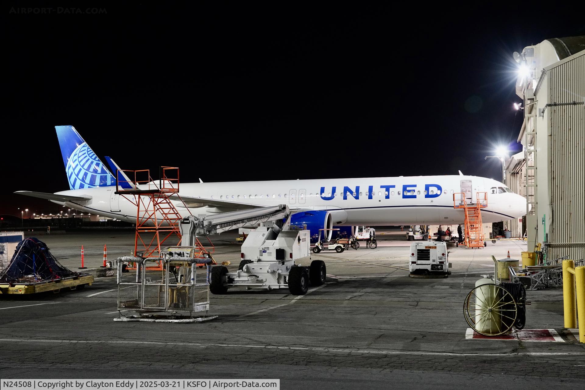 N24508, 2024 Airbus A321-271NX C/N 11706, SFO 2025