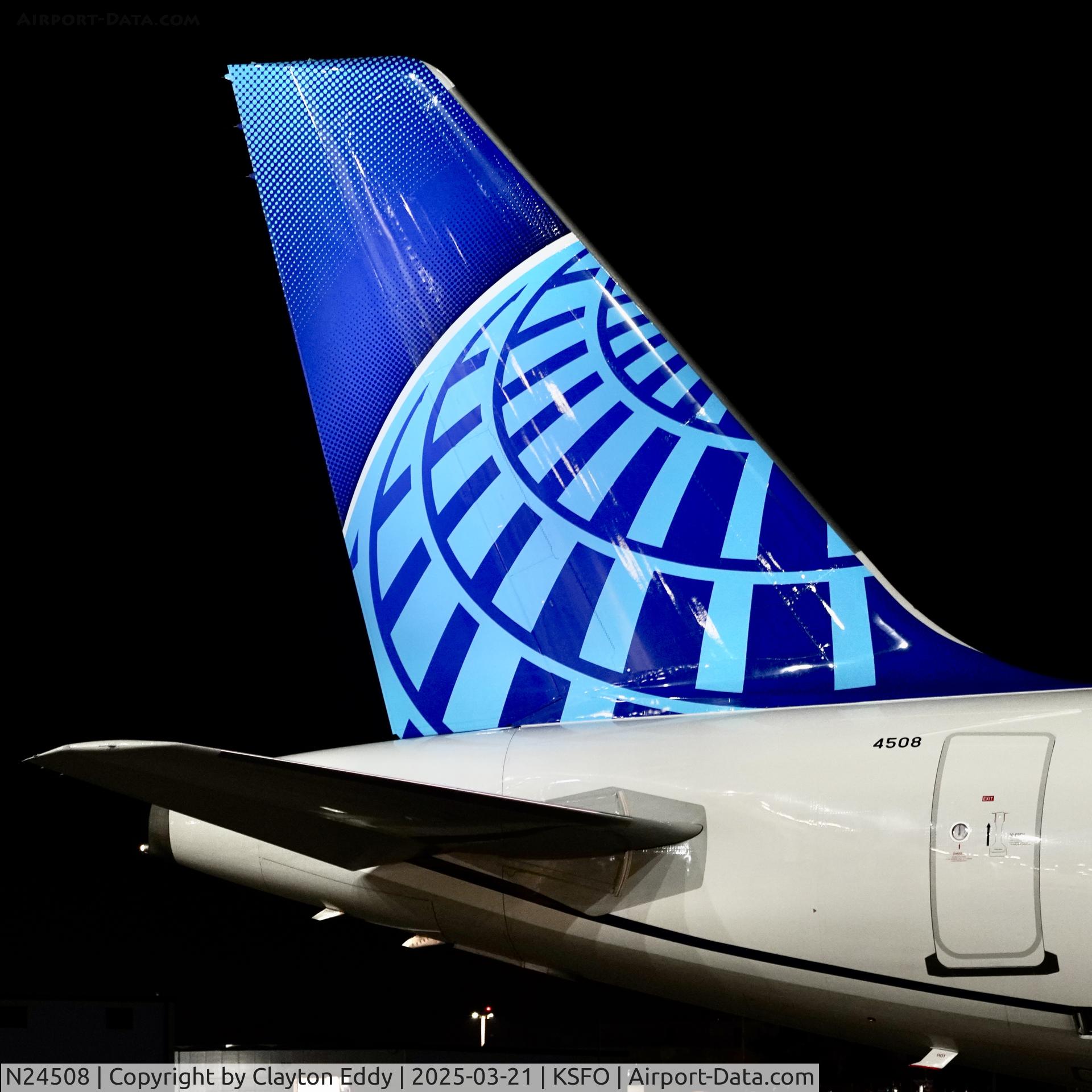 N24508, 2024 Airbus A321-271NX C/N 11706, SFO 2025