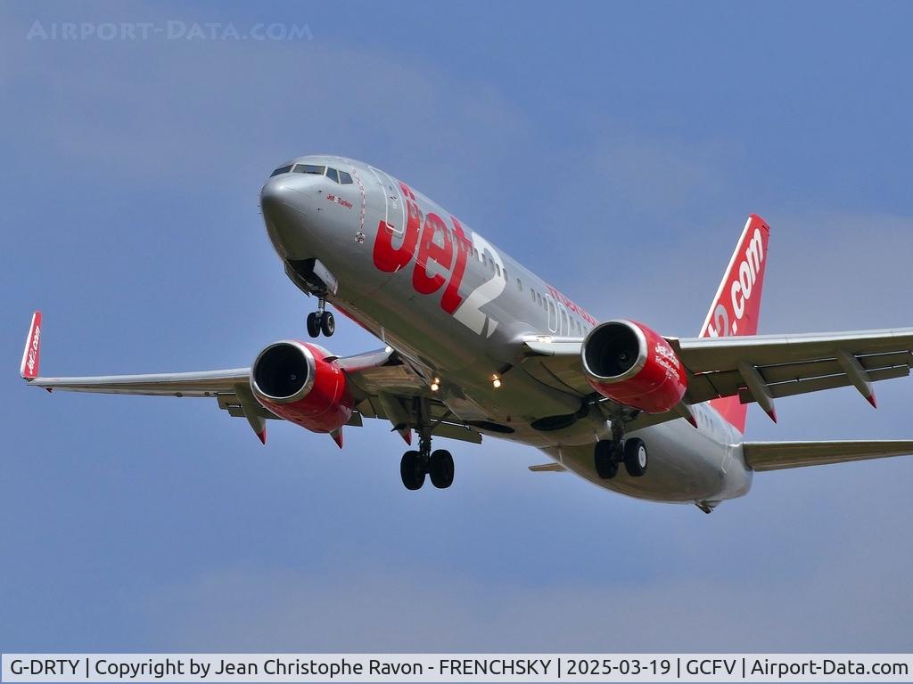 G-DRTY, 2003 Boeing 737-8AS C/N 33554, London (STN)	Fuerteventura (FUE)	LS1451