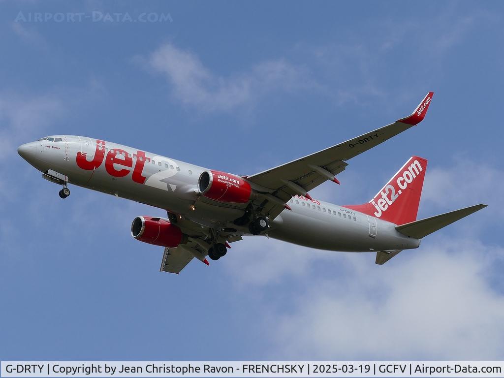 G-DRTY, 2003 Boeing 737-8AS C/N 33554, London (STN)	Fuerteventura (FUE)	LS1451