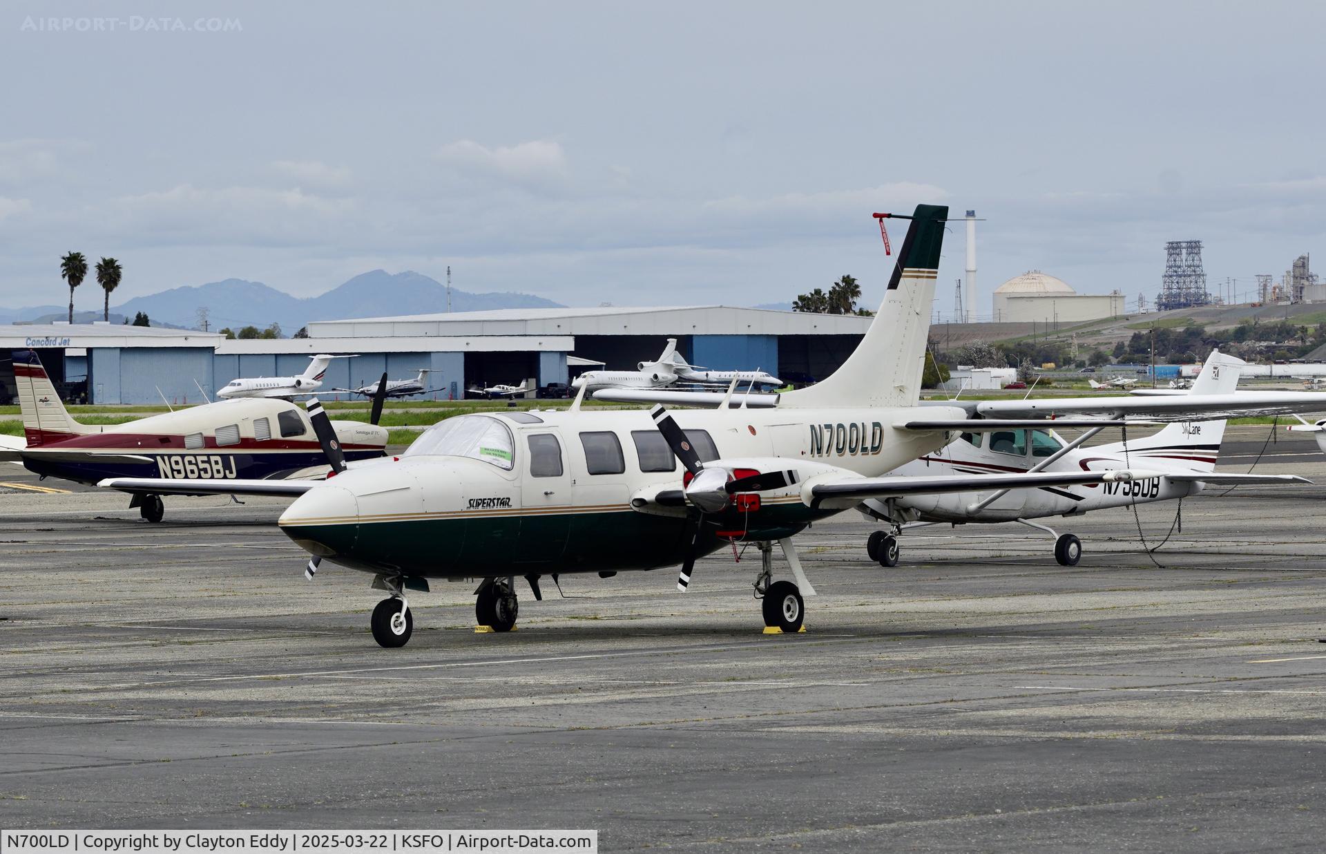 N700LD, 1981 Piper Aerostar 602P C/N 62P90288165051, Buchanan Field Concord Airport 2025