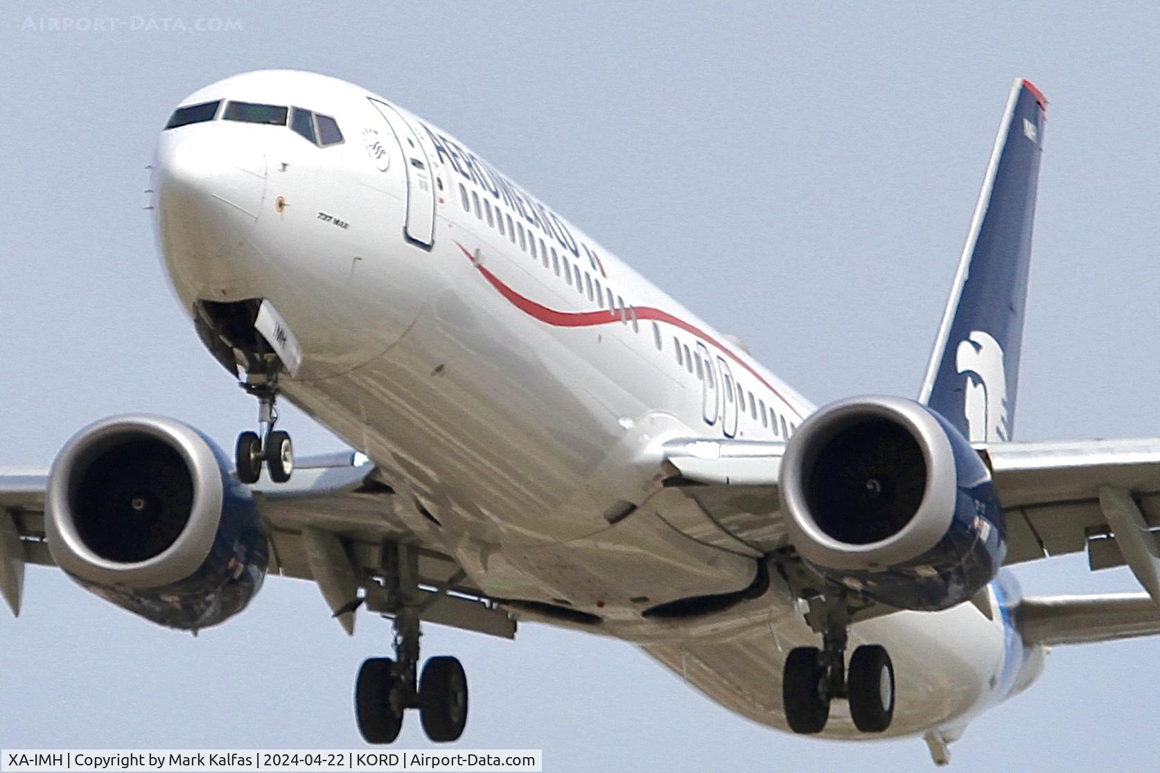 XA-IMH, 2019 Boeing 737-9 MAX C/N 47311, B39M AeroMexico Boeing 737-9 MAX XA-IMH 28C approach KORD