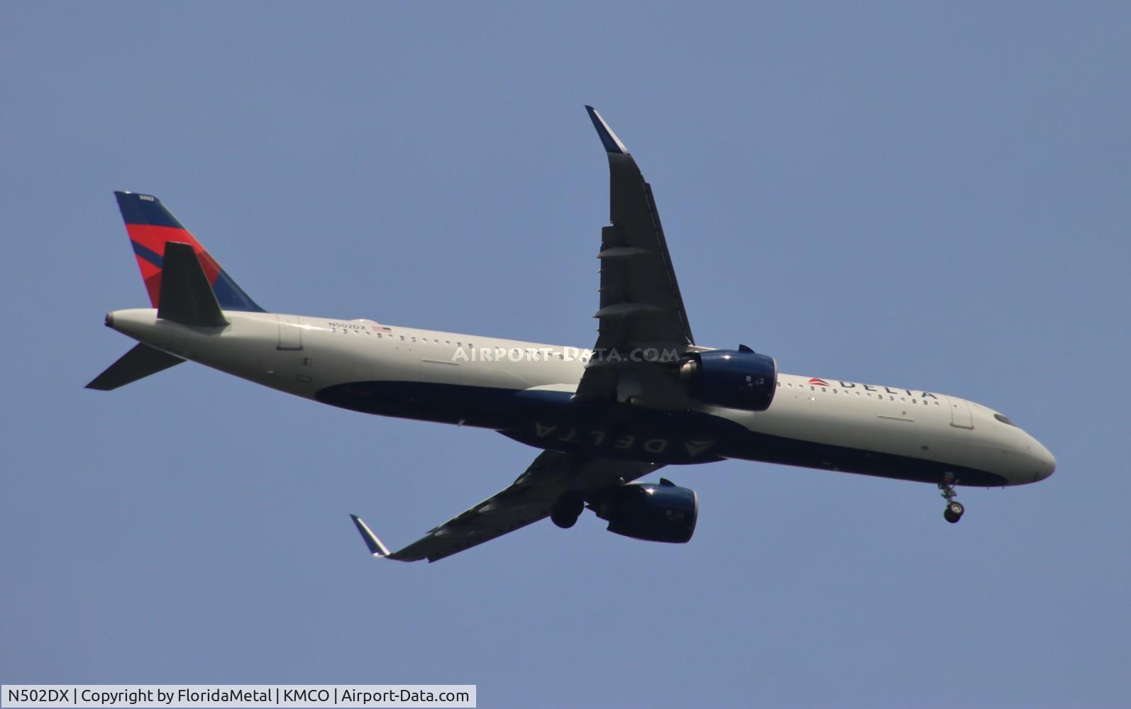 N502DX, Airbus A321-271NX C/N 10467, DAL A321N zx sea-mco