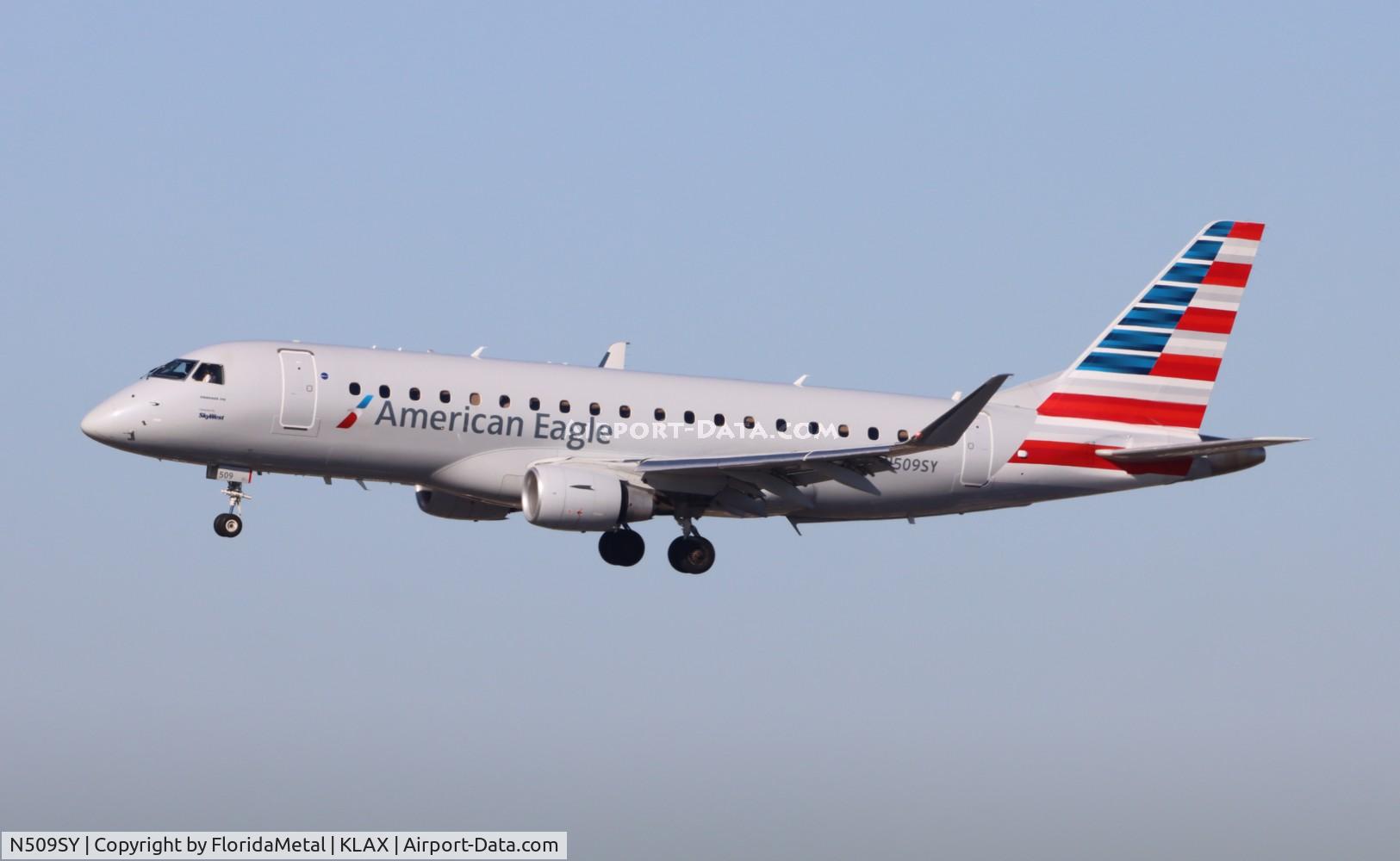 N509SY, 2021 Embraer 175LR (ERJ-170-200LR) C/N 17000890, SKW/AE E175 zx smf-lax