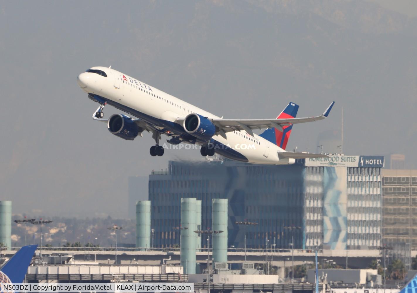 N503DZ, 2022 Airbus A321-271NX C/N 10974, DAL A321N zx lax-mco