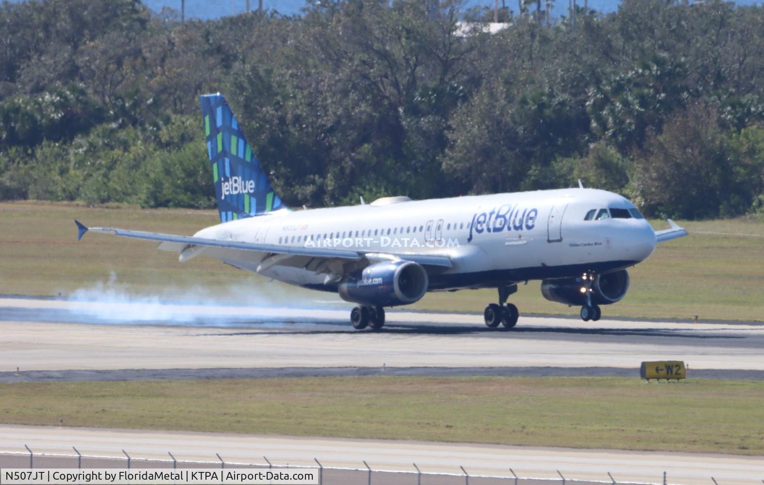 N507JT, 2000 Airbus A320-232 C/N 1240, JBU A320 zx cun, mmun-tpa
