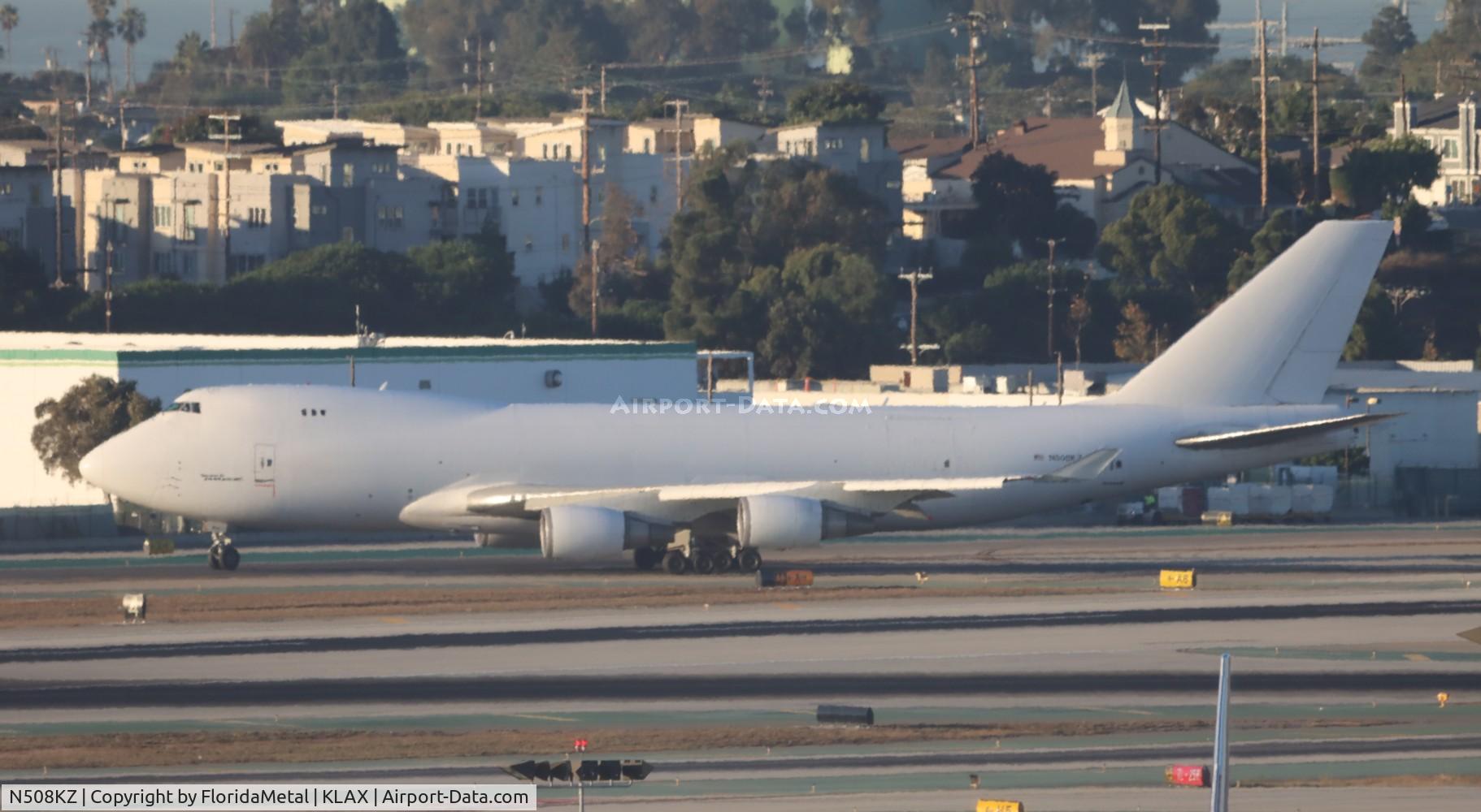 N508KZ, 2008 Boeing 747-4KZF C/N 36135, GTI 747-400F white zx nrt, rjaa-lax