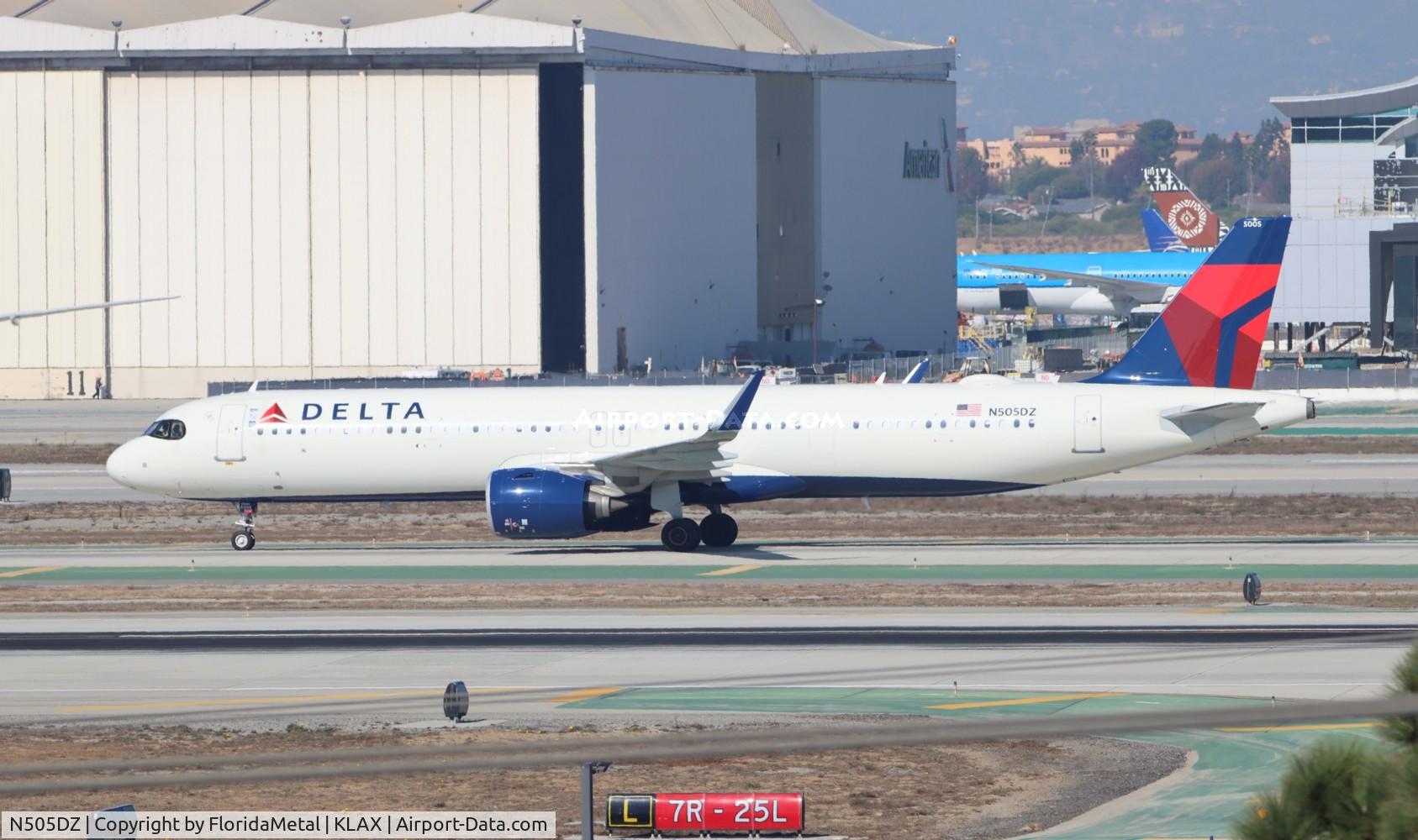 N505DZ, 2022 Airbus A321-271NX C/N 10935, DAL A321N zx mco-lax