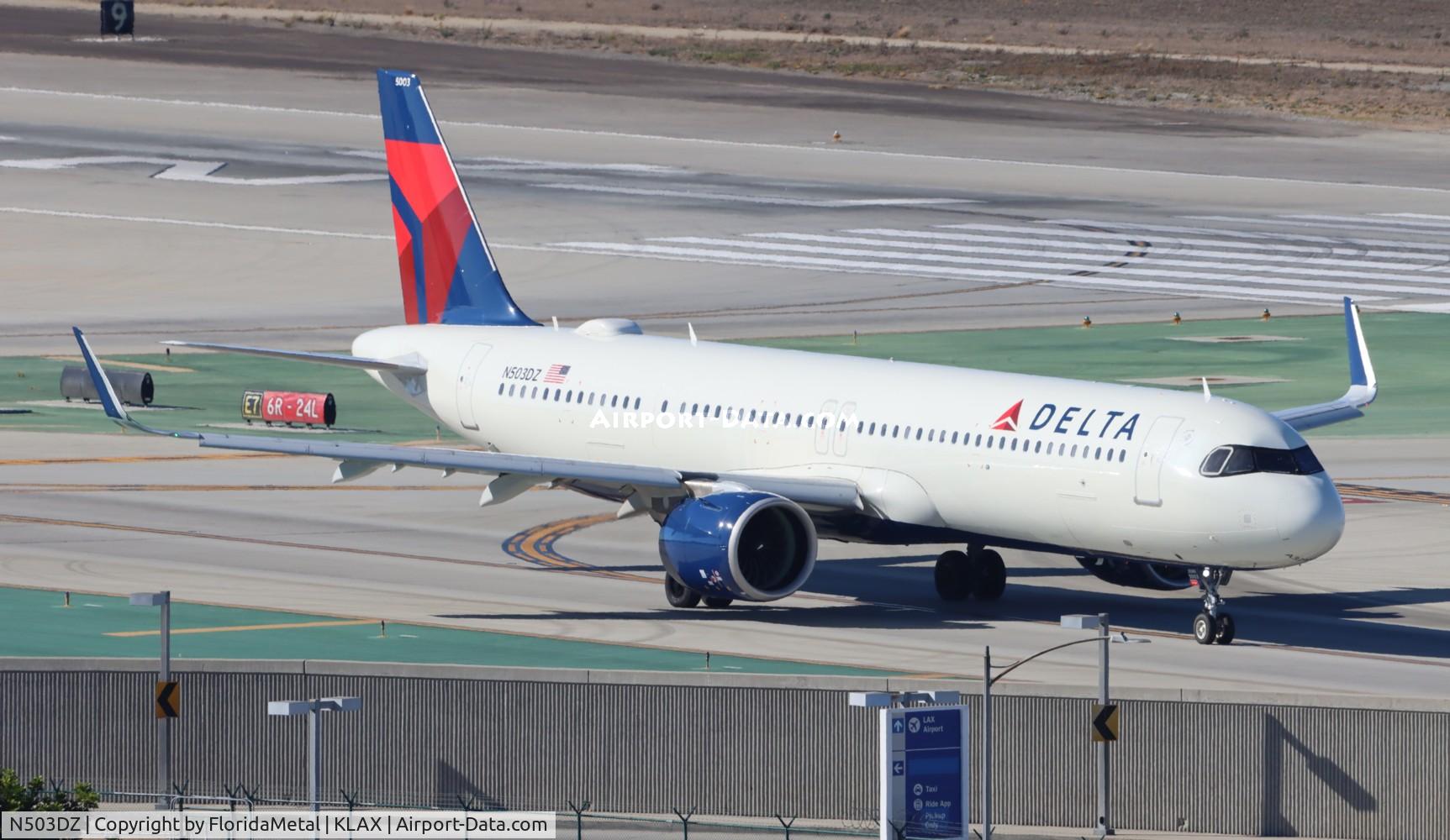 N503DZ, 2022 Airbus A321-271NX C/N 10974, DAL A321N zx lax-slc