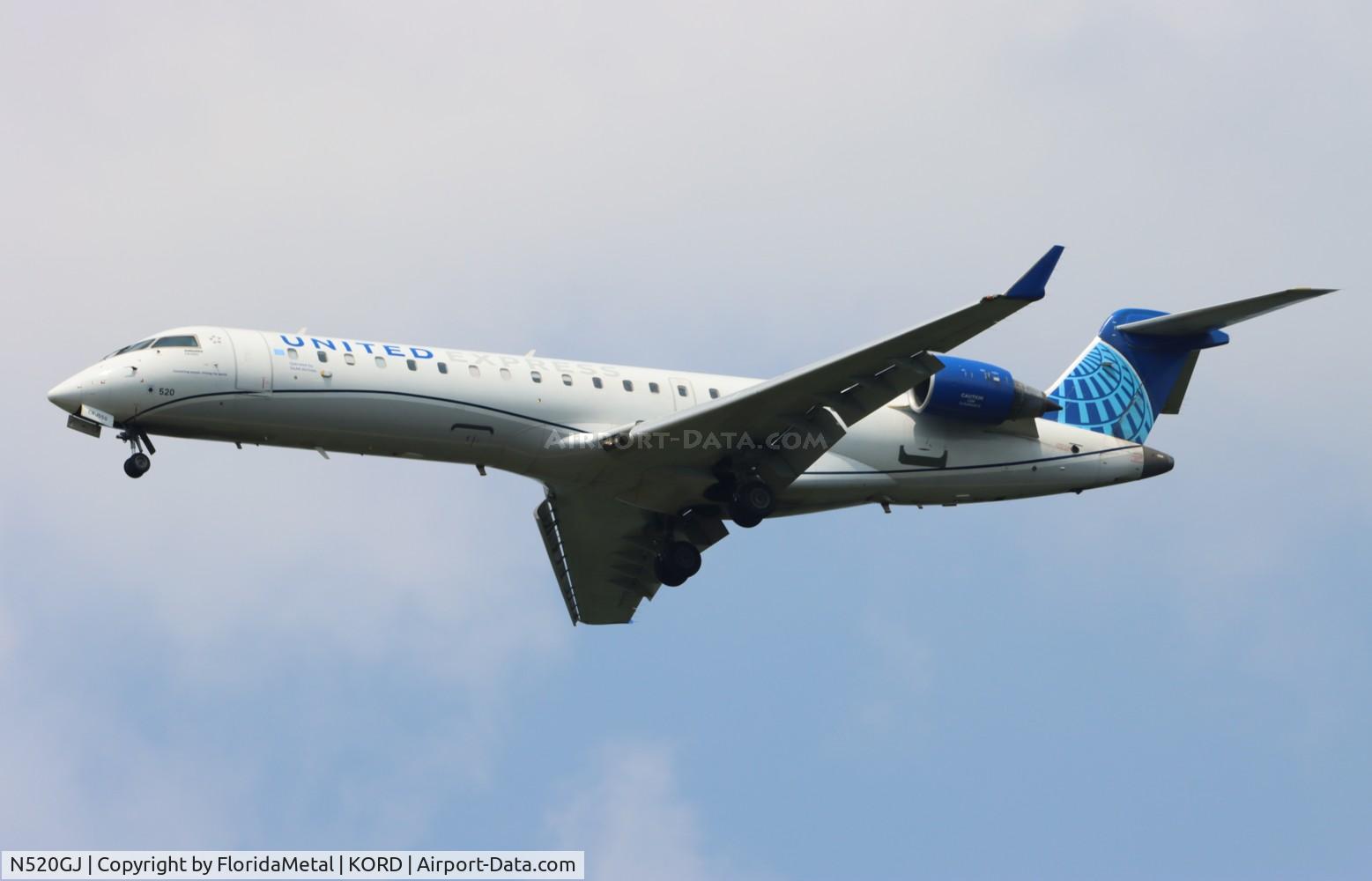 N520GJ, 2002 Bombardier CRJ-701 (CL-600-2C10) Regional Jet C/N 10065, GJS/UE CR7 zx stl-ord
