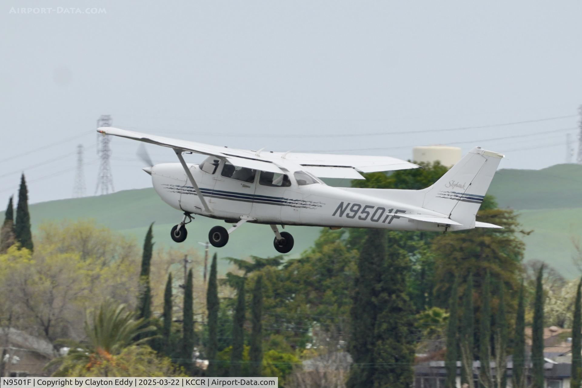 N9501F, 1998 Cessna 172R C/N 17280333, Buchanan Field Concord Airport in California 2025
