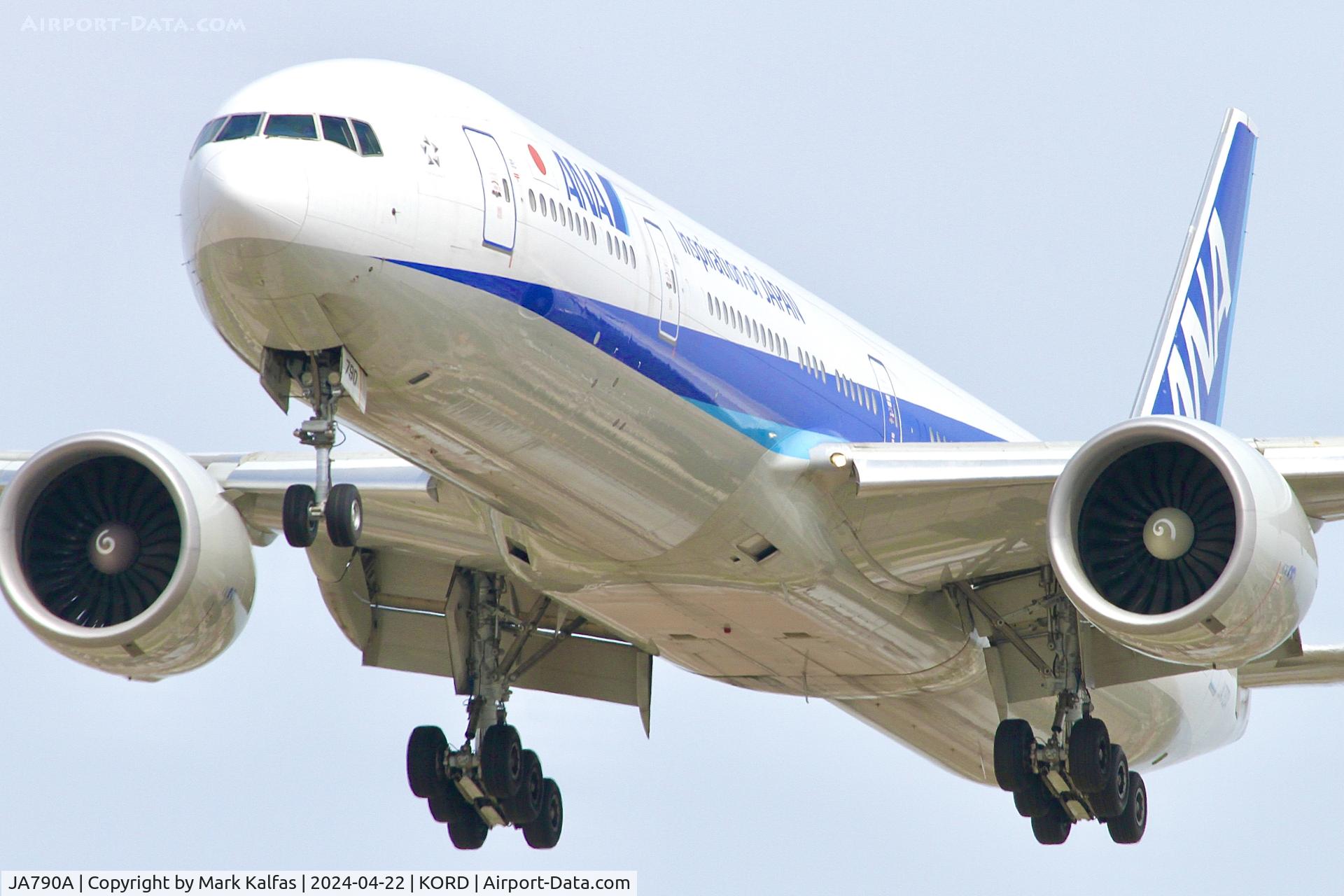 JA790A, 2015 Boeing 777-381/ER C/N 60136, B77W ANA Boeing 777-381/ER JA790A 28C approach KORD