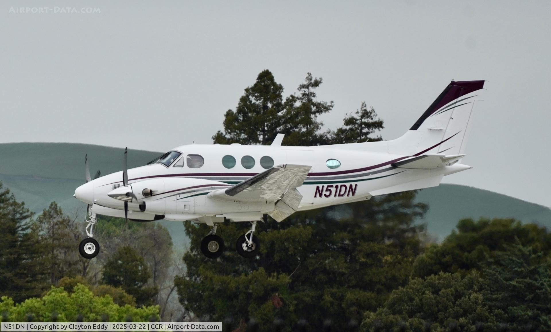 N51DN, 1972 Beech E-90 King Air C/N LW-7, Buchanan Field Concord Airport in California 2025