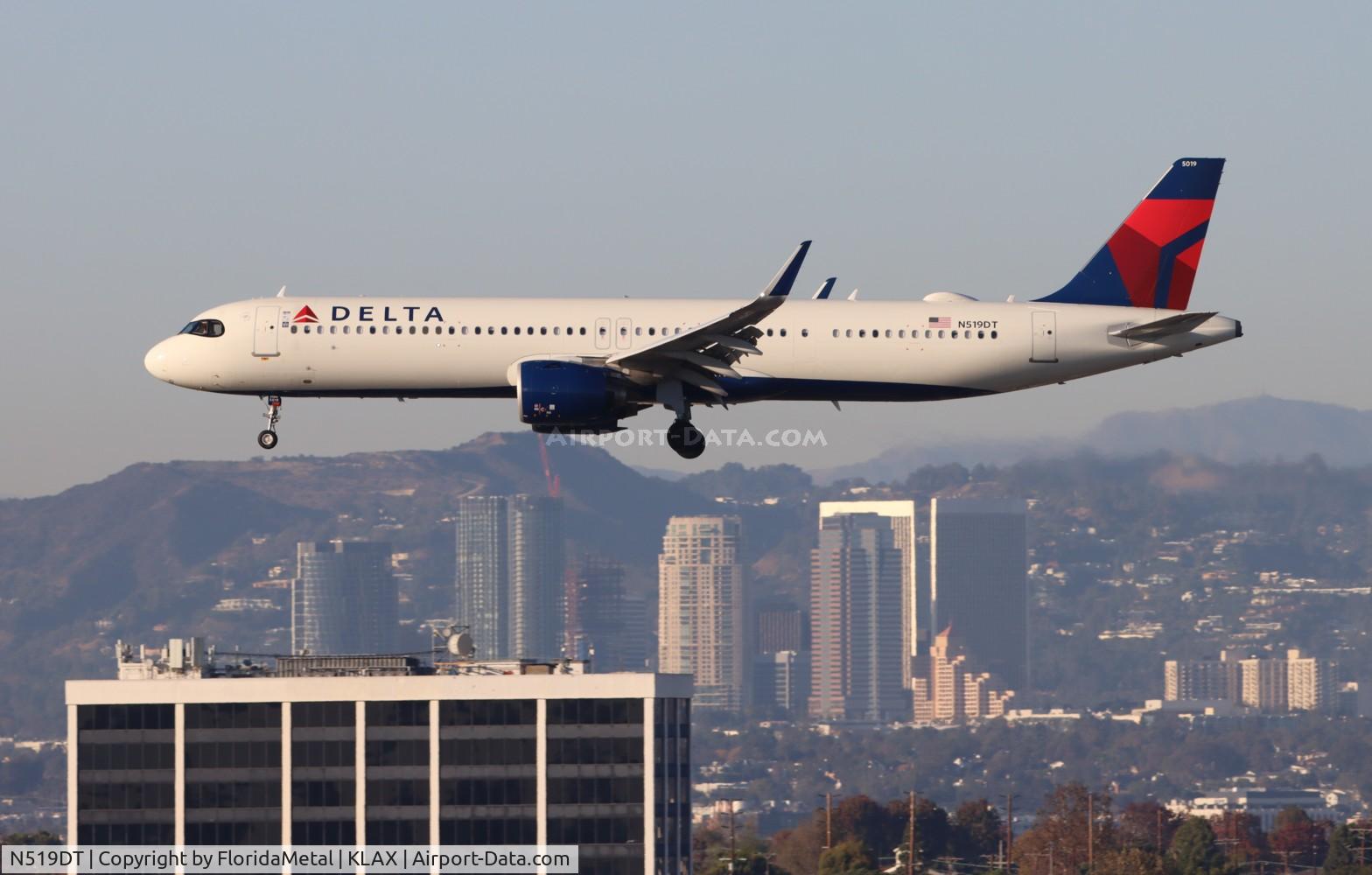 N519DT, Airbus A321-271NX C/N 11198, DAL A321N zx atl-lax