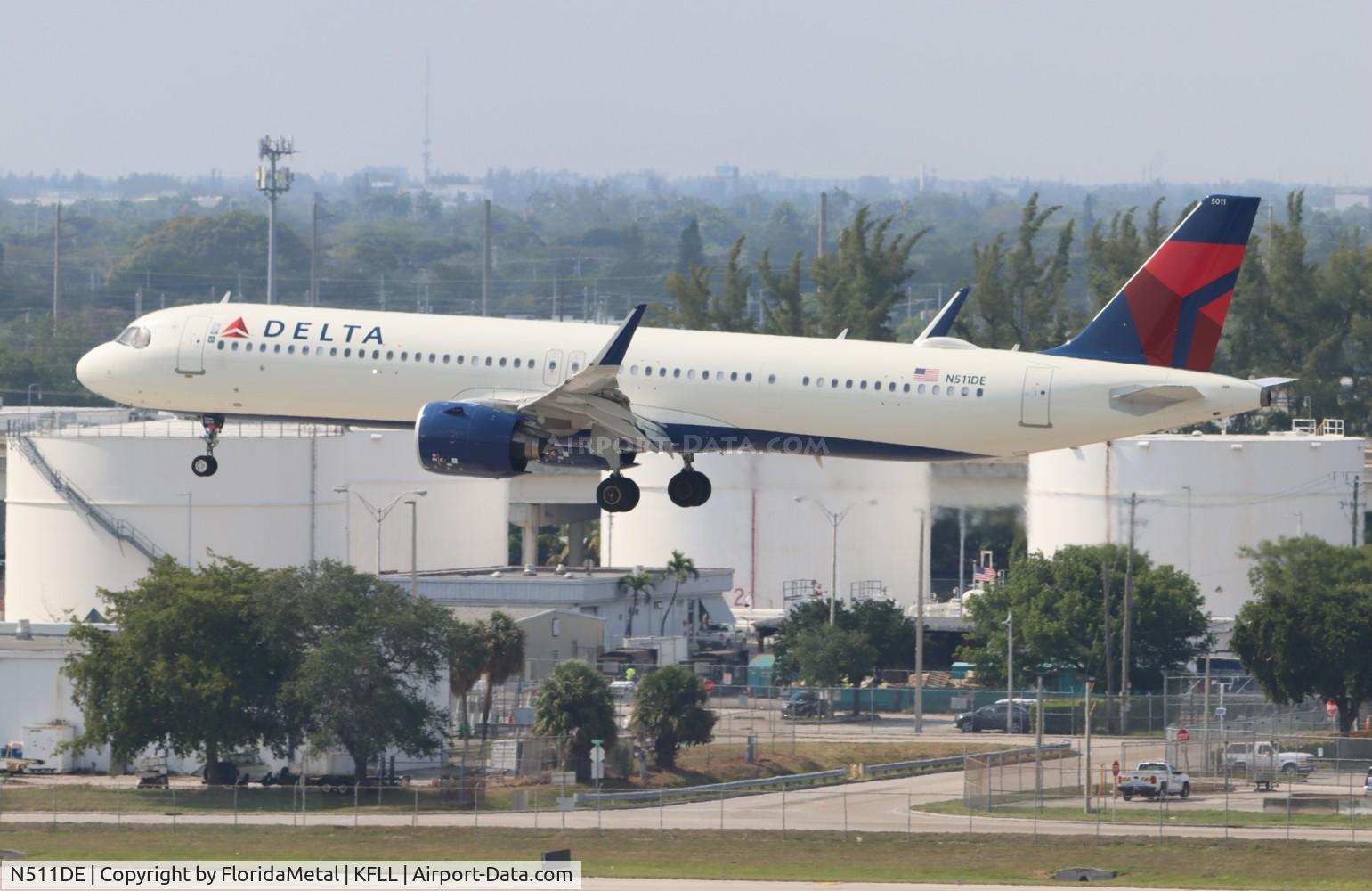 N511DE, 2022 Airbus A321-271NX C/N 10979, DAL A321N zx sea-fll