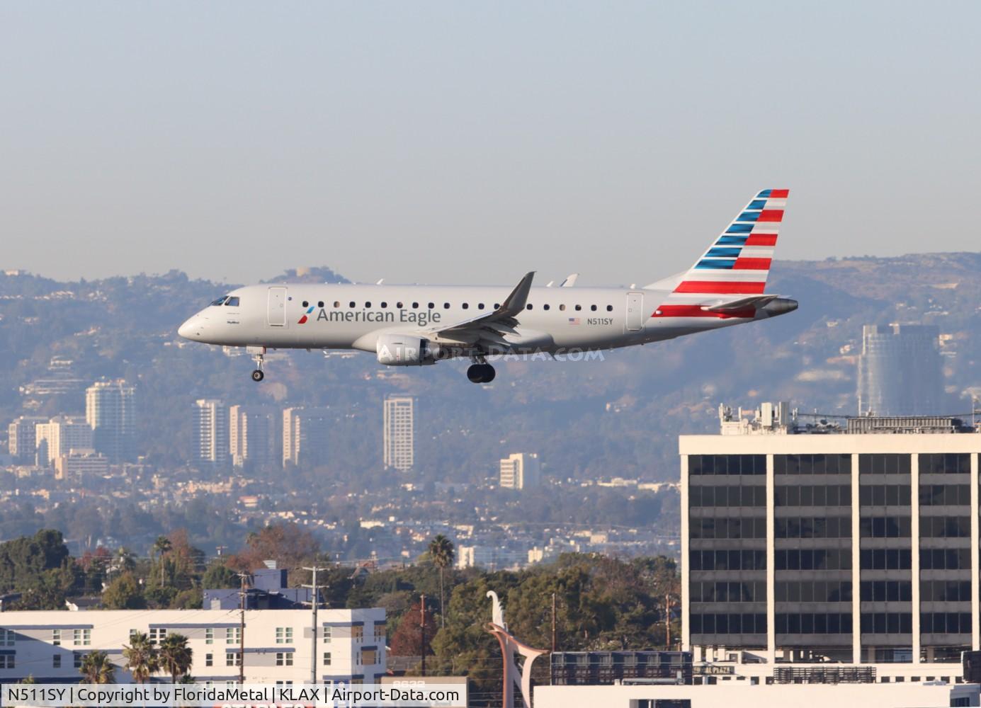 N511SY, 2021 Embraer 175LR (ERJ-170-200LR) C/N 17000892, SKW/AE E175 zx den-lax