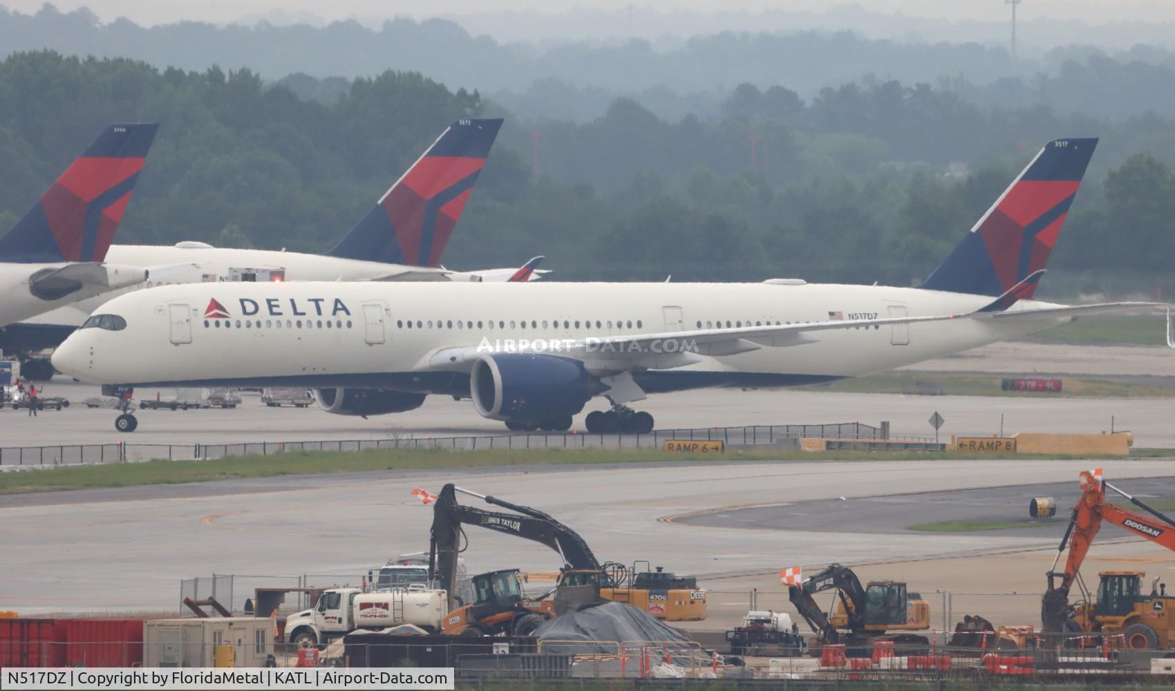 N517DZ, 2022 Airbus A350-941 C/N 545, DAL A359 zx jnb, faor-atl