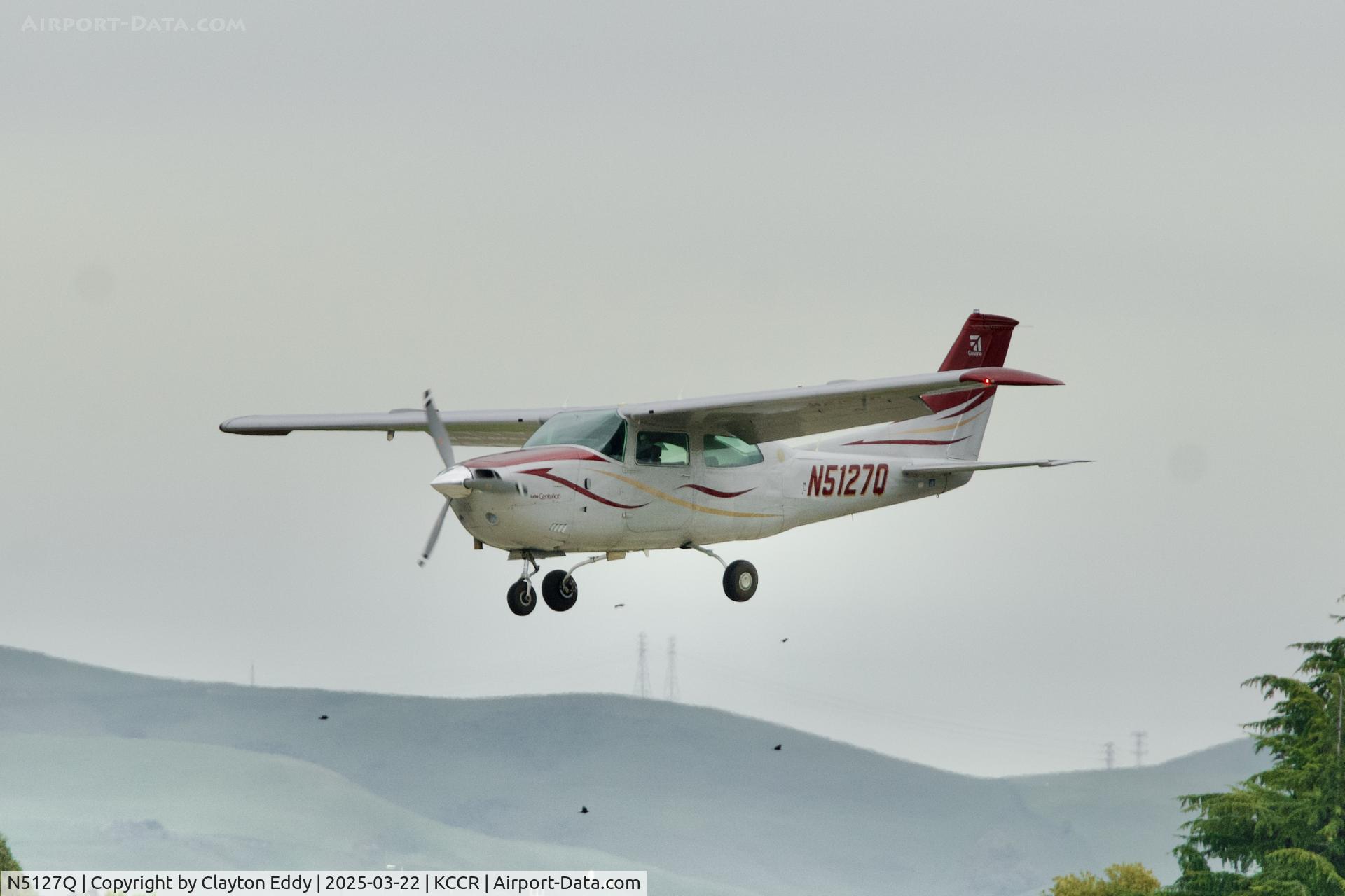 N5127Q, 1972 Cessna T210L Turbo Centurion C/N 21059627, Buchanan Field Concord Airport in California 2025