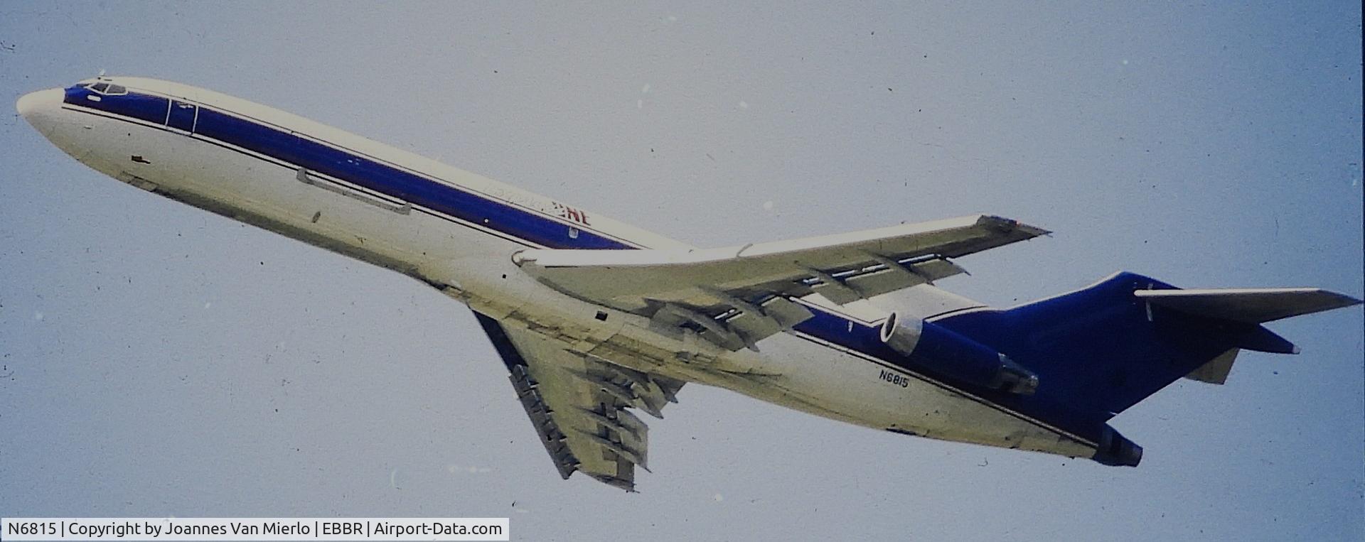 N6815, 1968 Boeing 727-223 C/N 19490, T/O BRU 25R ex-slide