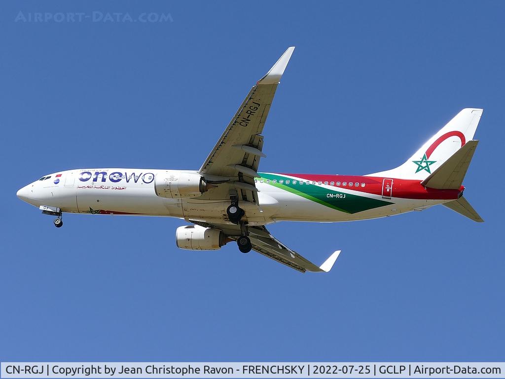 CN-RGJ, 2012 Boeing 737-8B6 C/N 33072, Royal Air Maroc