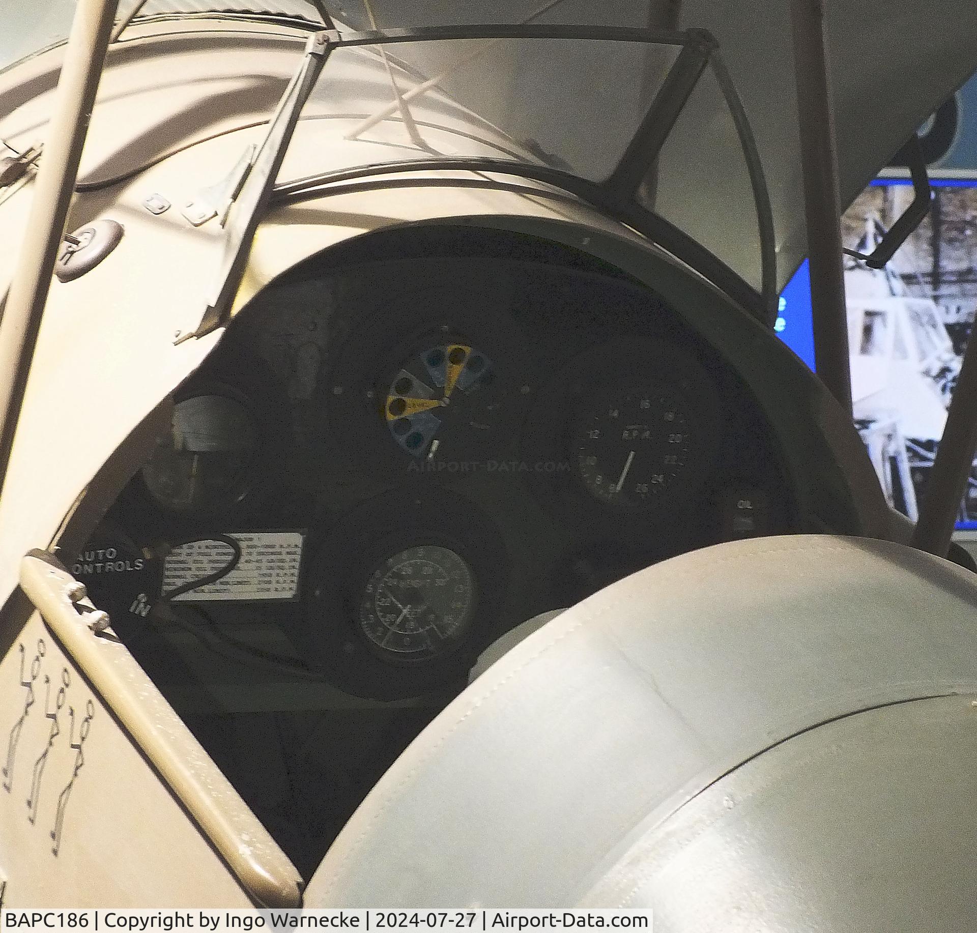 BAPC186, De Havilland DH-82B Queen Bee C/N BAPC.186, De Havilland D.H.82B Queen Bee (remotely piiloted Tiger Moth, wings dismounted) at the De Havilland Aircraft Museum, London Colney #c