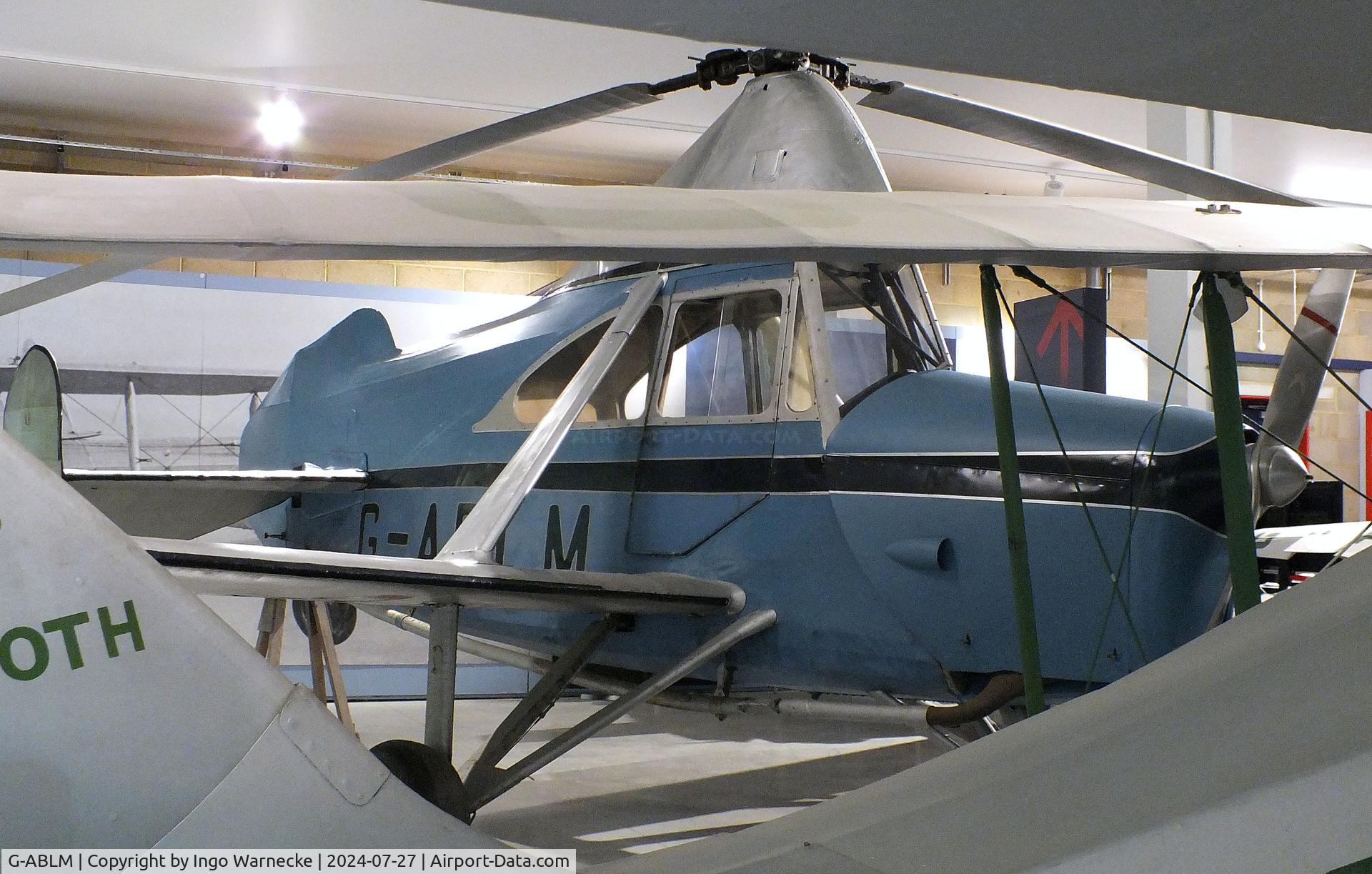 G-ABLM, De Havilland Cierva C-24 C/N 710, De Havilland Cierva C-24 at the De Havilland Aircraft Museum, London Colney