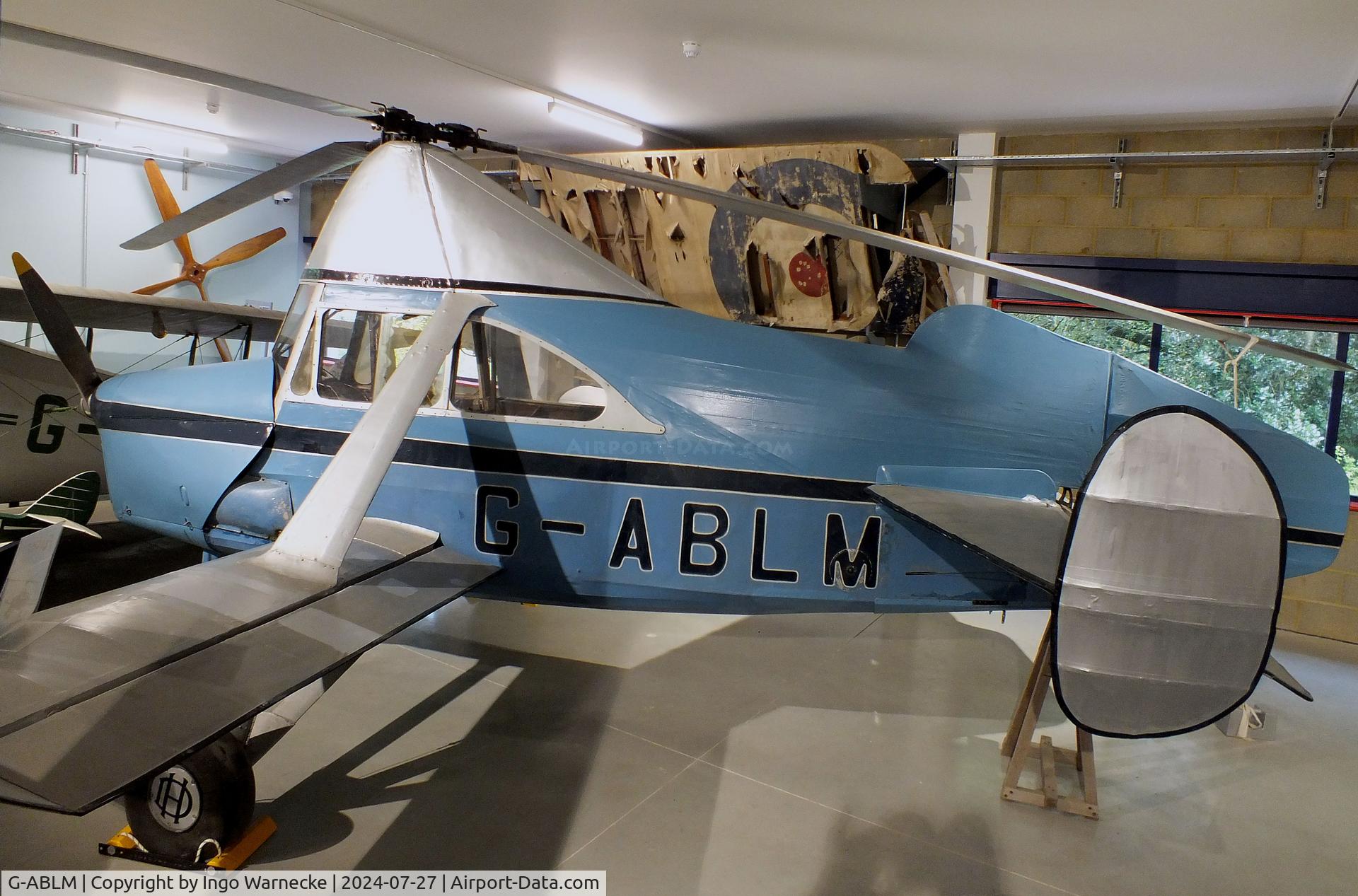 G-ABLM, De Havilland Cierva C-24 C/N 710, De Havilland Cierva C-24 at the De Havilland Aircraft Museum, London Colney