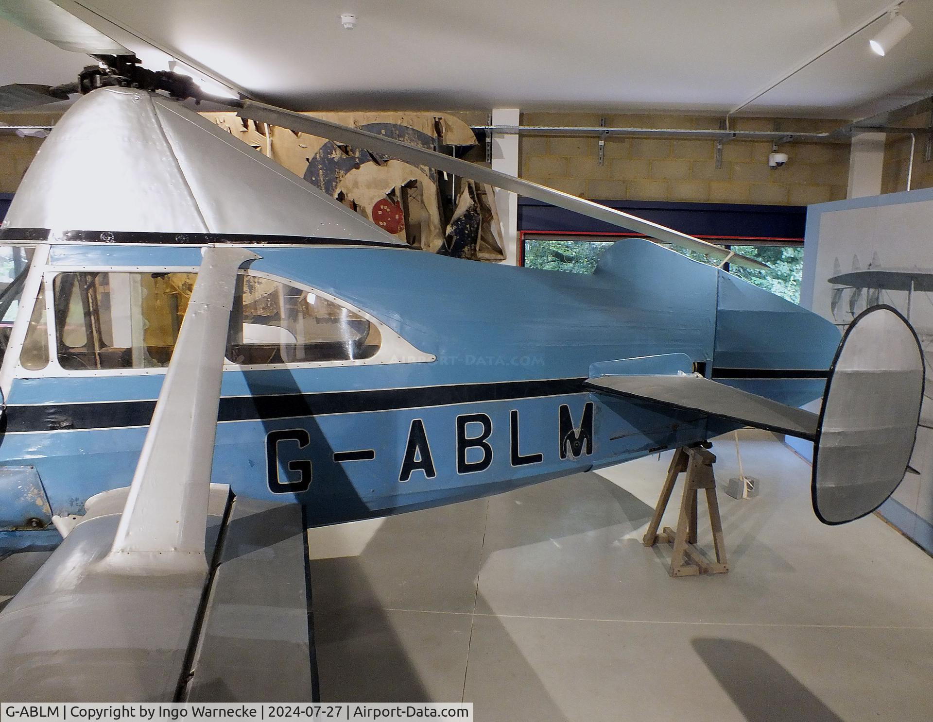 G-ABLM, De Havilland Cierva C-24 C/N 710, De Havilland Cierva C-24 at the De Havilland Aircraft Museum, London Colney