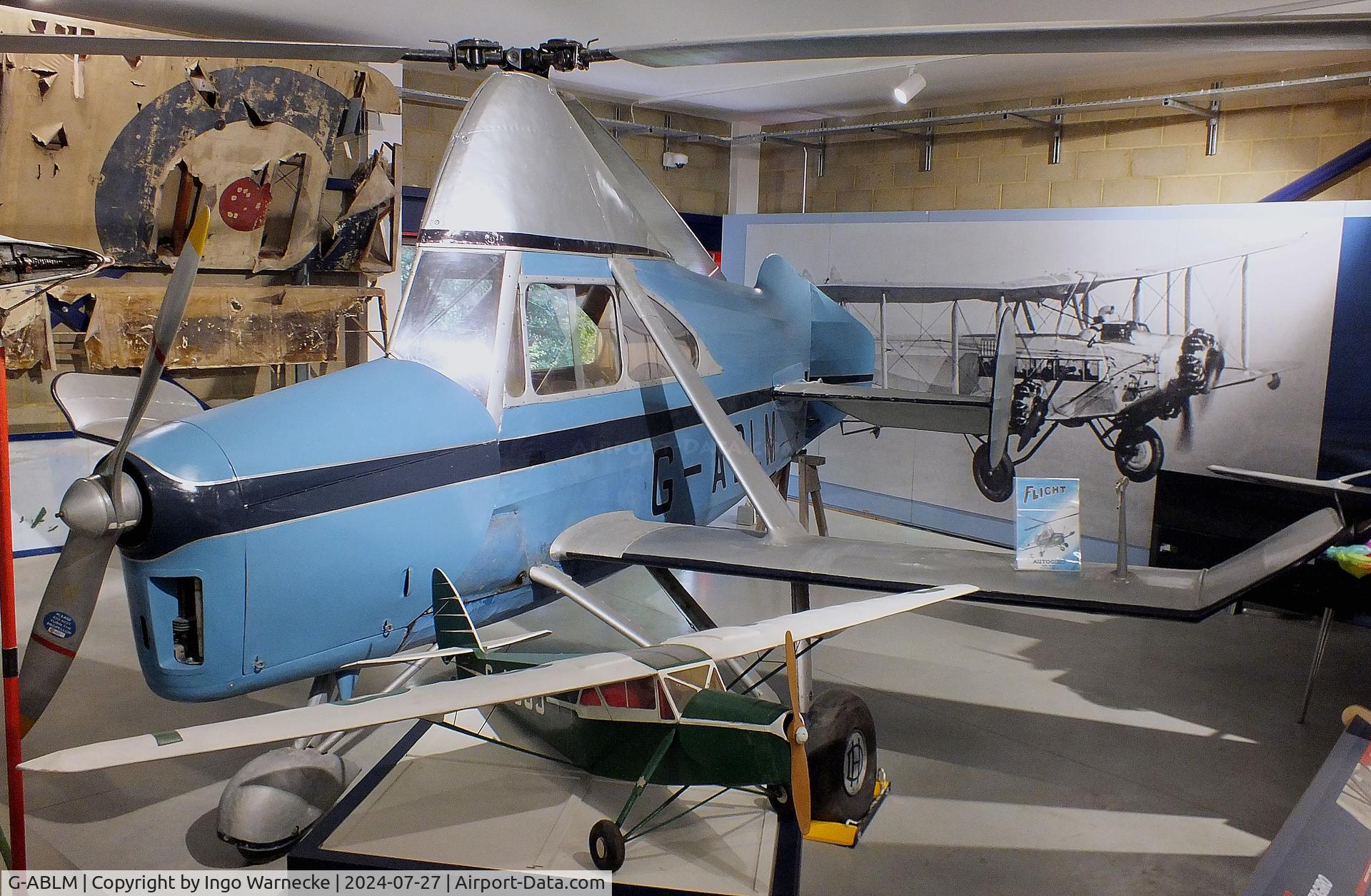 G-ABLM, De Havilland Cierva C-24 C/N 710, De Havilland Cierva C-24 at the De Havilland Aircraft Museum, London Colney