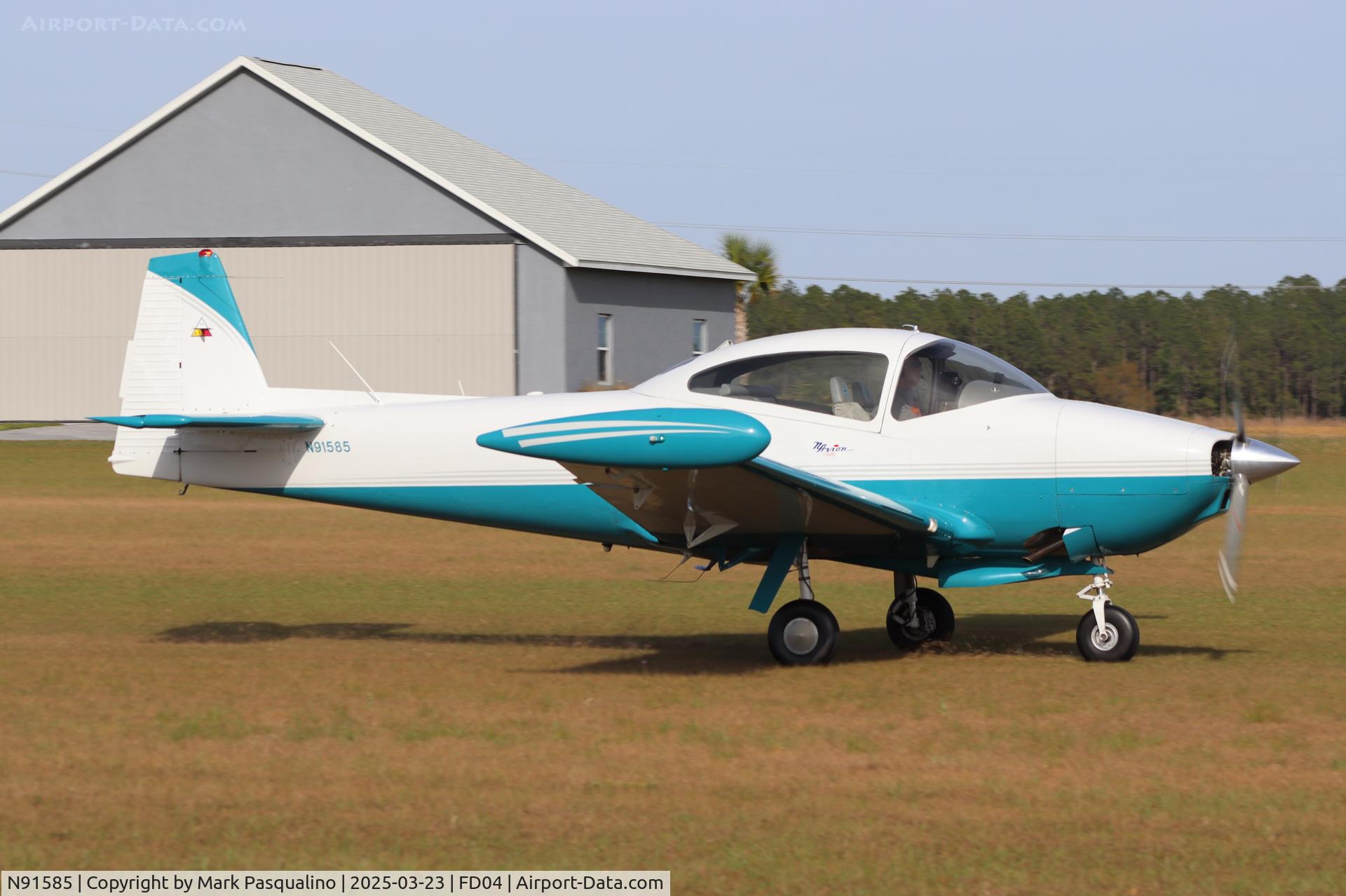 N91585, 1946 North American Navion (NA-145) C/N NAV-4-145, North American Navion