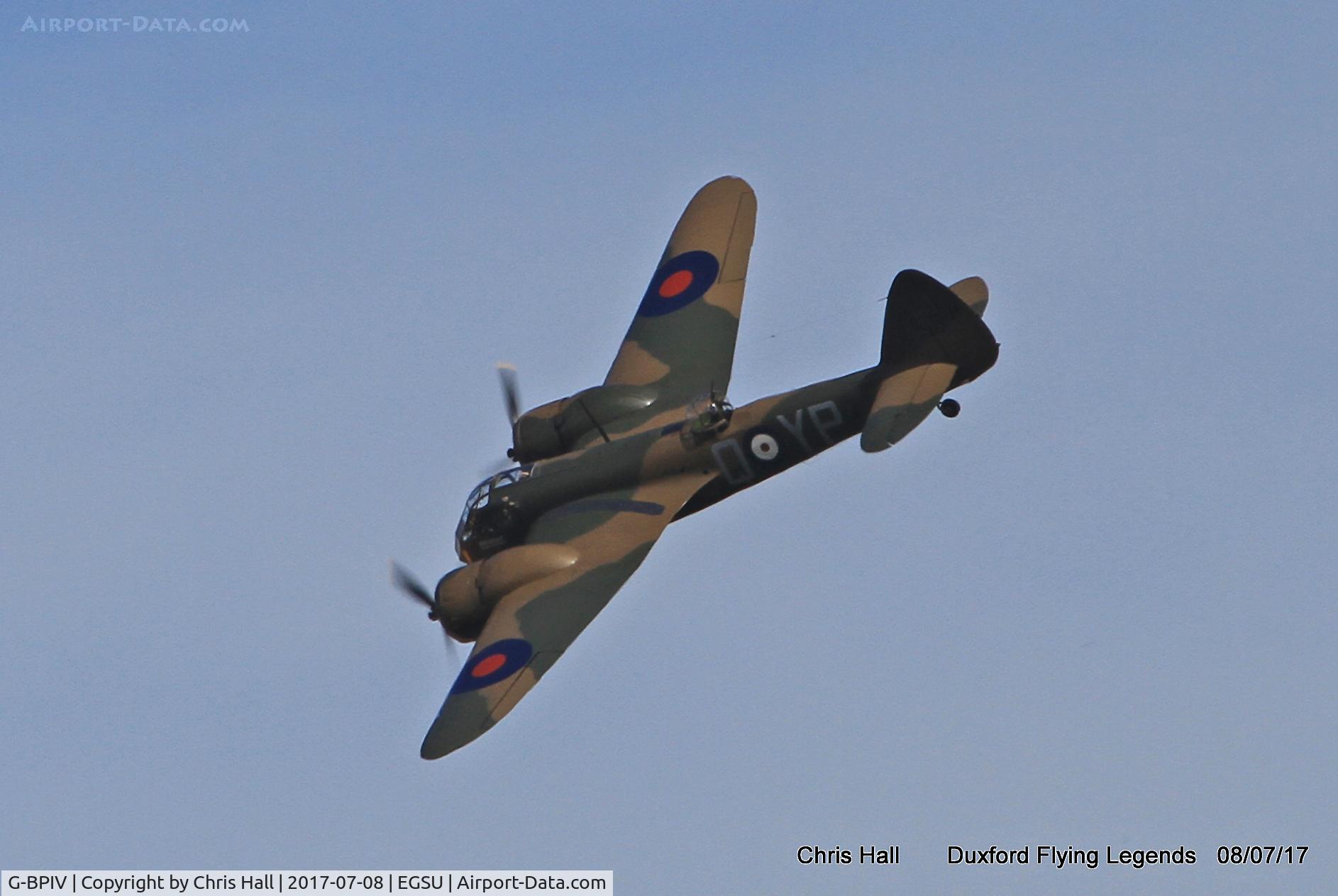 G-BPIV, 1943 Bristol 149 Bolingbroke Mk.IVT C/N 10201, Duxford Flying Legends 2017