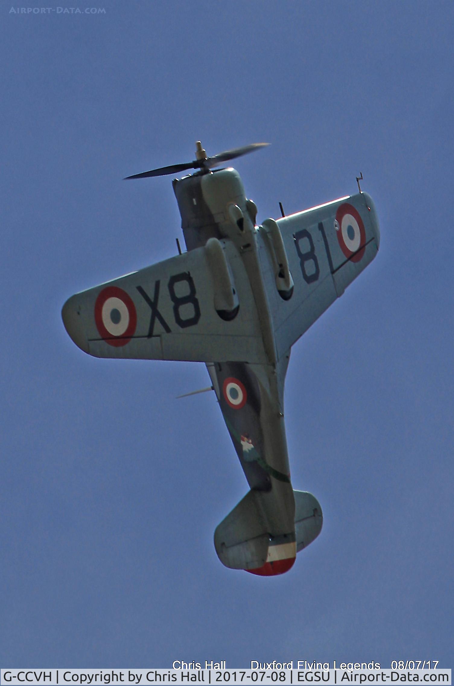 G-CCVH, 1939 Curtiss H-75A-1 C/N 12881, Duxford Flying Legends 2017