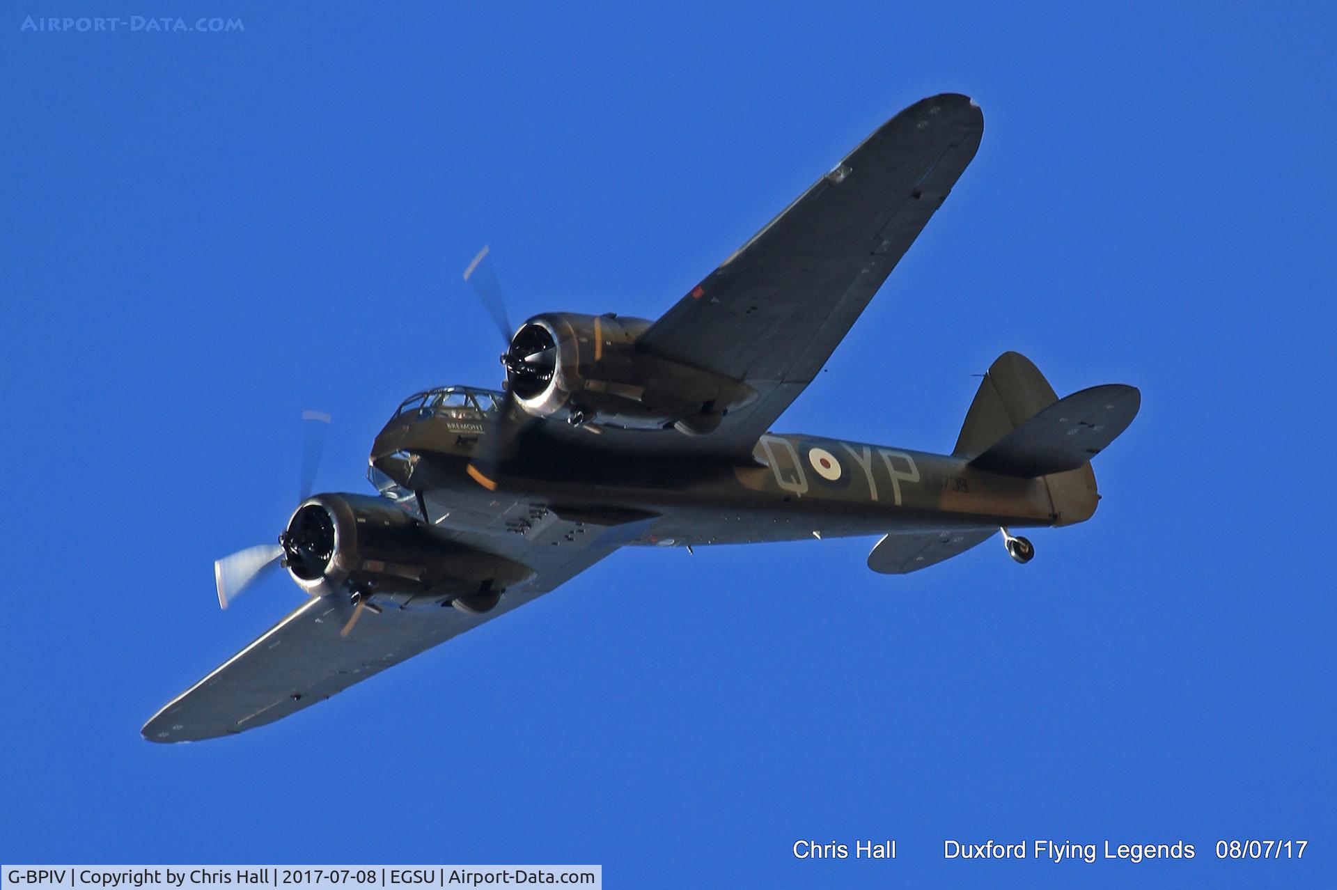 G-BPIV, 1943 Bristol 149 Bolingbroke Mk.IVT C/N 10201, Duxford Flying Legends 2017