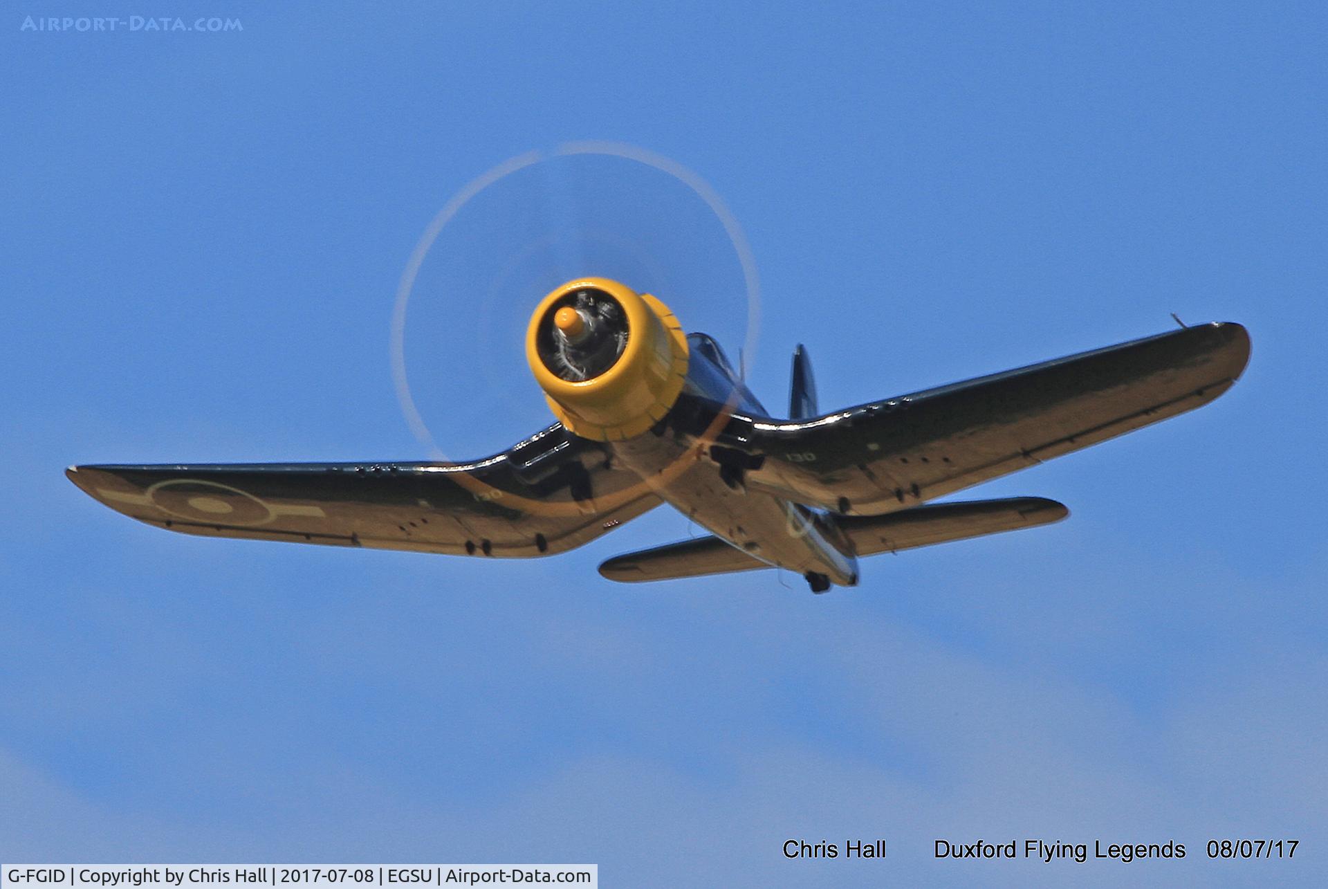 G-FGID, 1945 Goodyear FG-1D Corsair C/N 3111, Duxford Flying Legends 2017