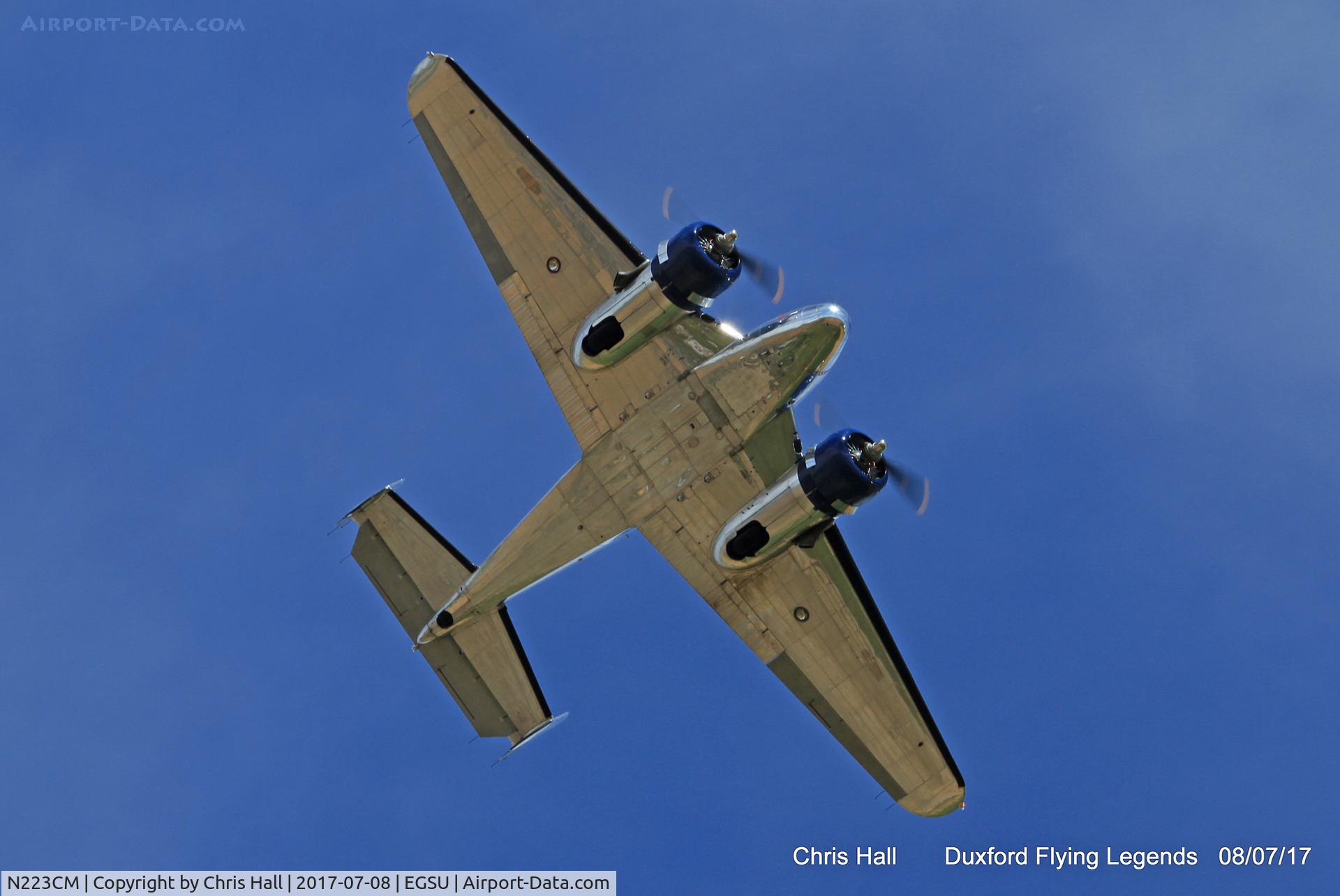N223CM, 1952 Beech D18S C/N CA223, Duxford Flying Legends 2017