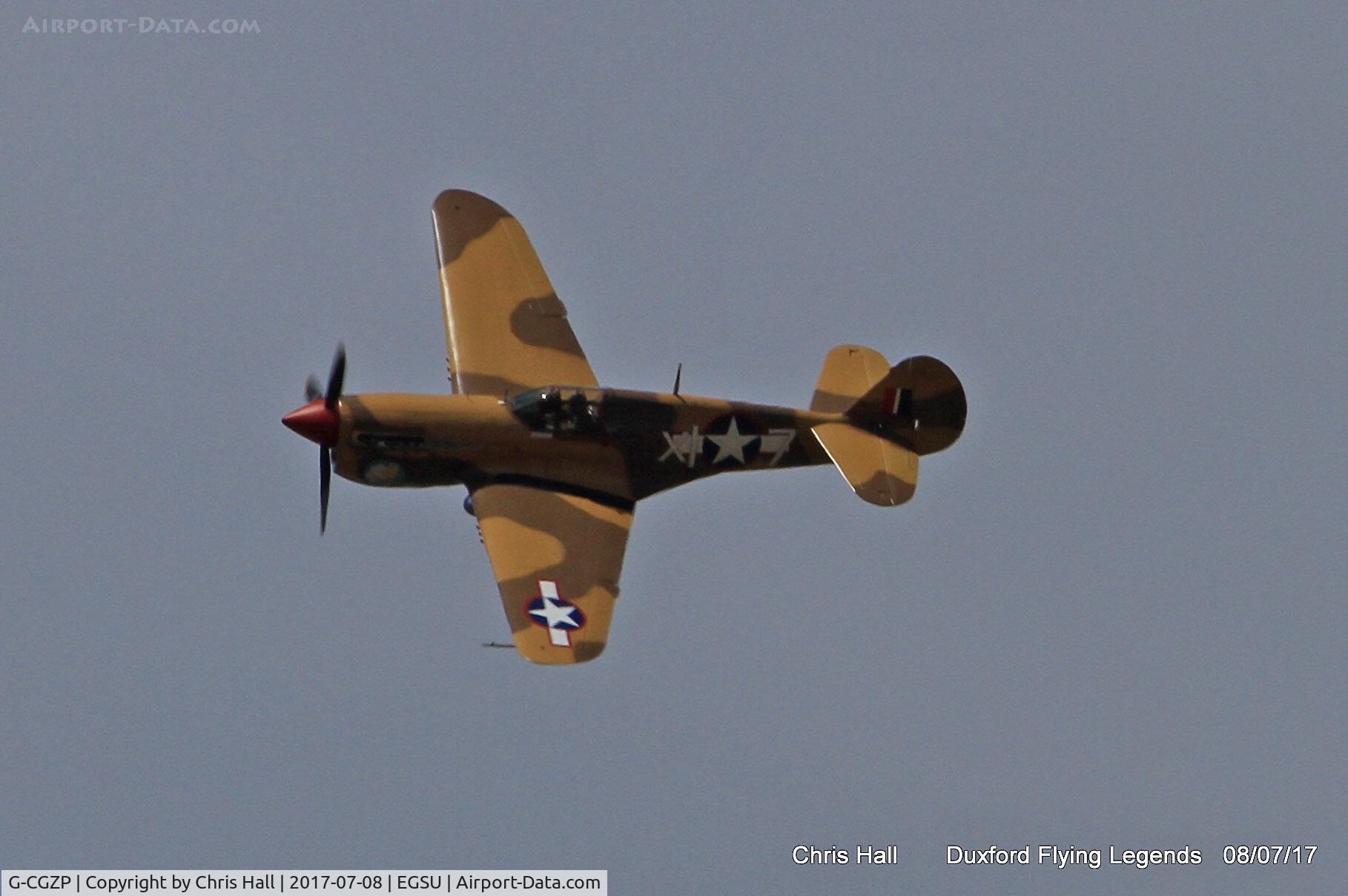 G-CGZP, 1942 Curtiss P-40F Warhawk C/N 19503, Duxford Flying Legends 2017